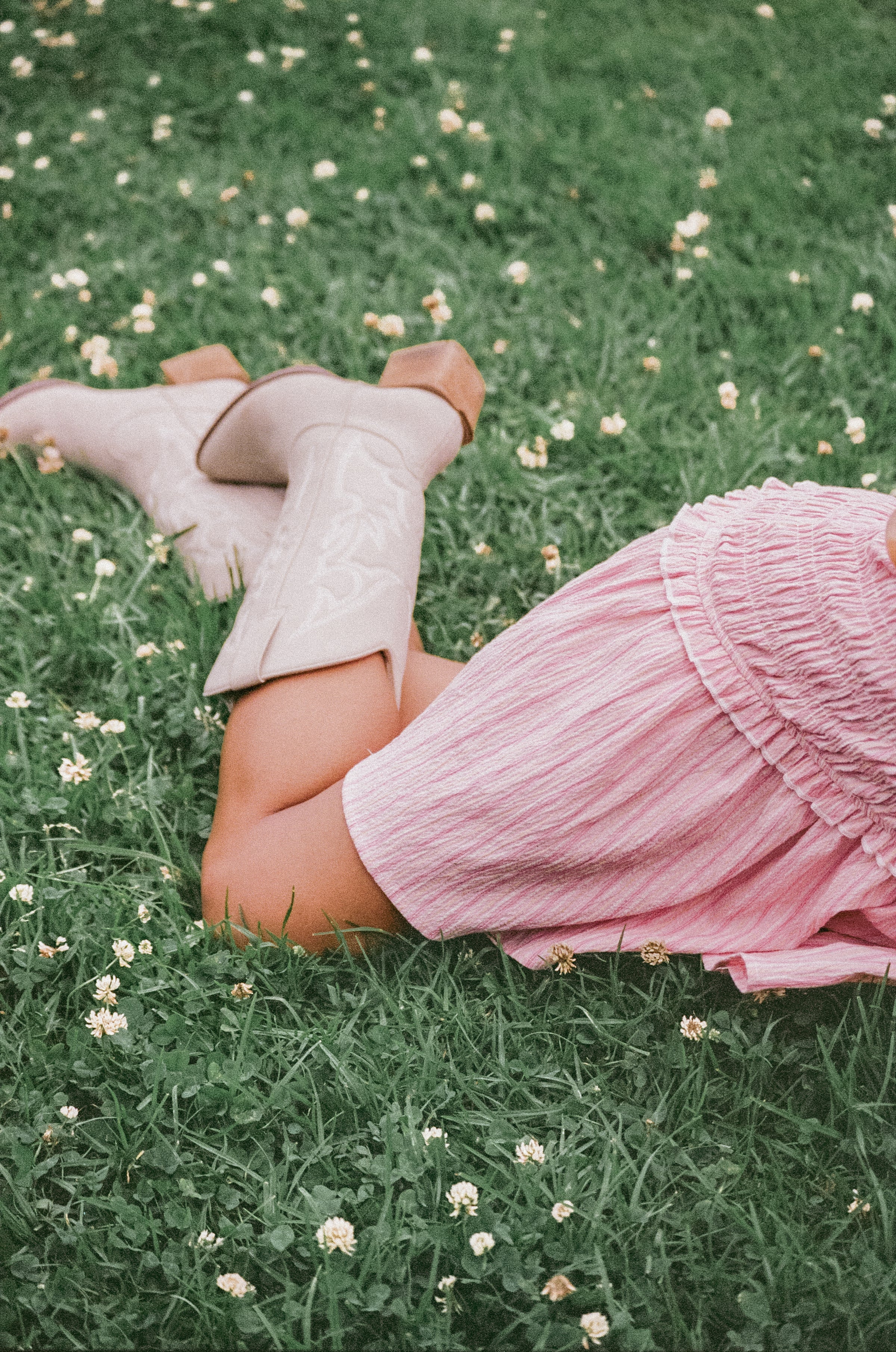 Petal and Pup USA DRESSES Kaelyn Gather Mini Dress - Pink Stripe