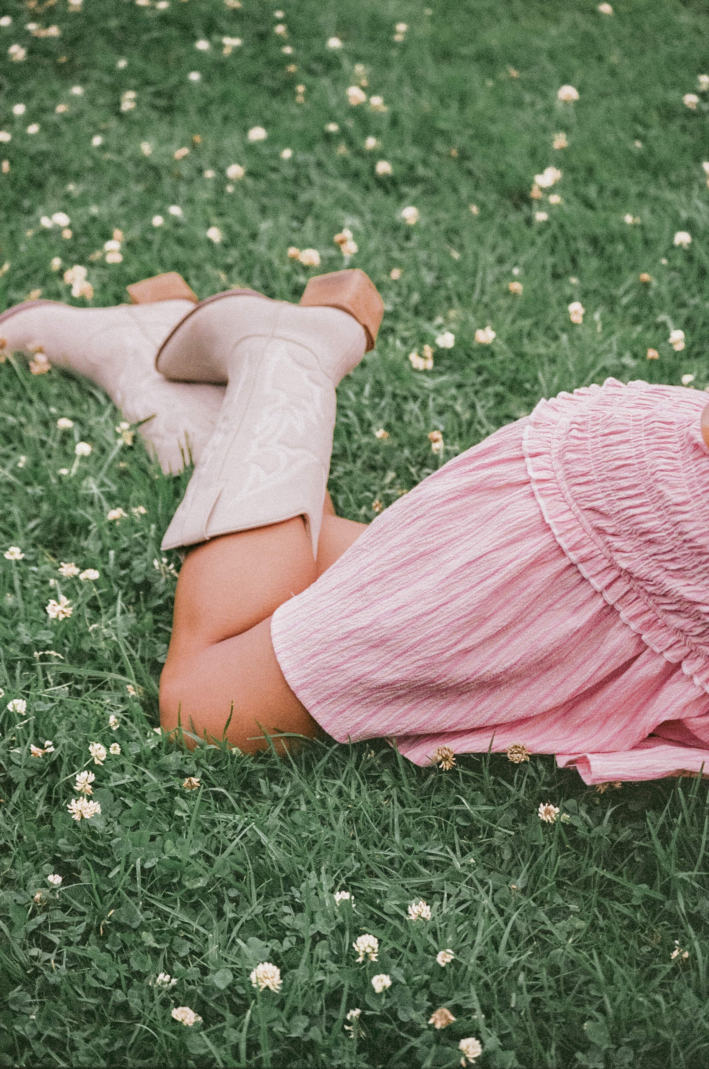Petal and Pup USA DRESSES Kaelyn Gather Mini Dress - Pink Stripe