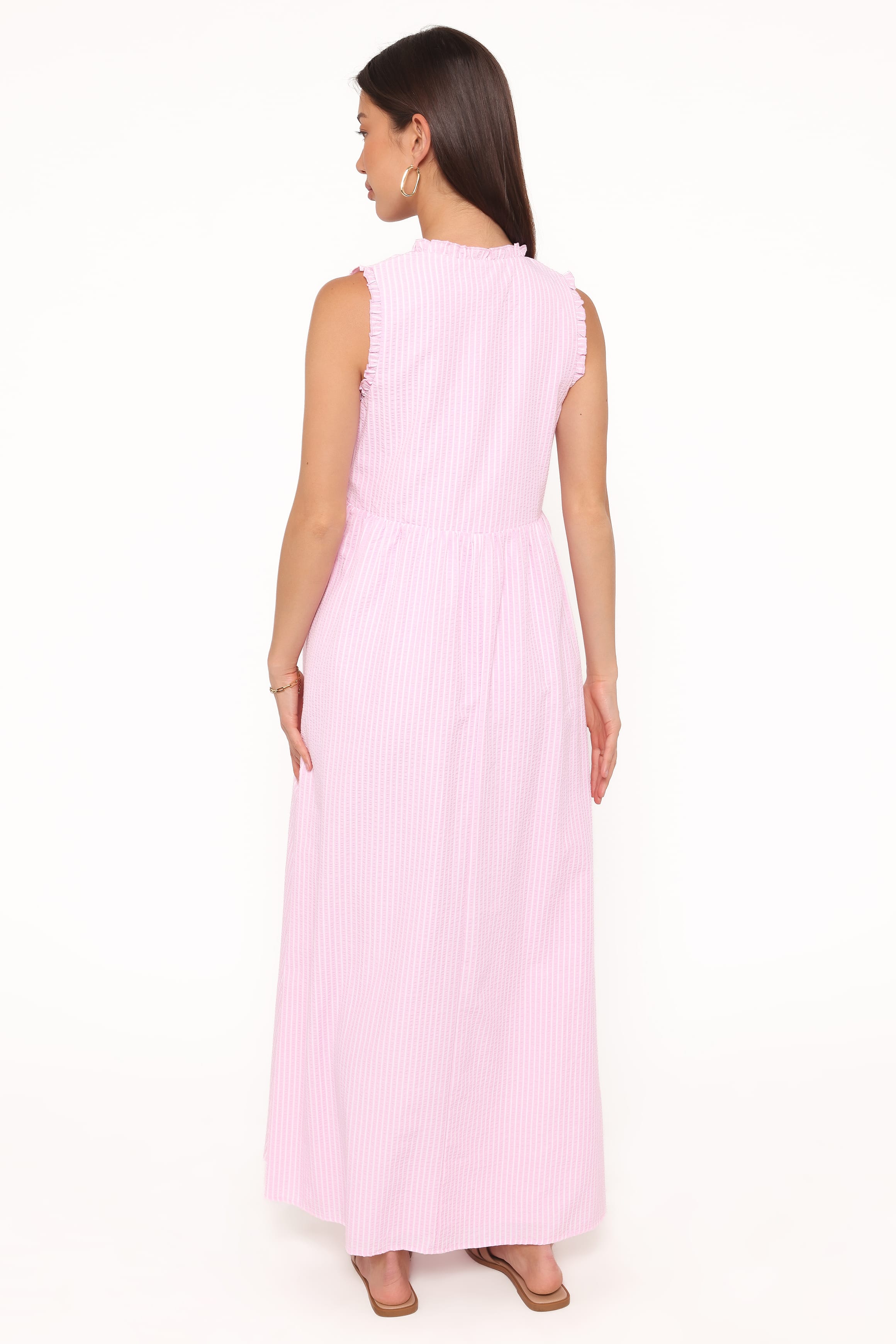 Petal and Pup USA DRESSES Kalan Maxi Dress - Pink Stripe