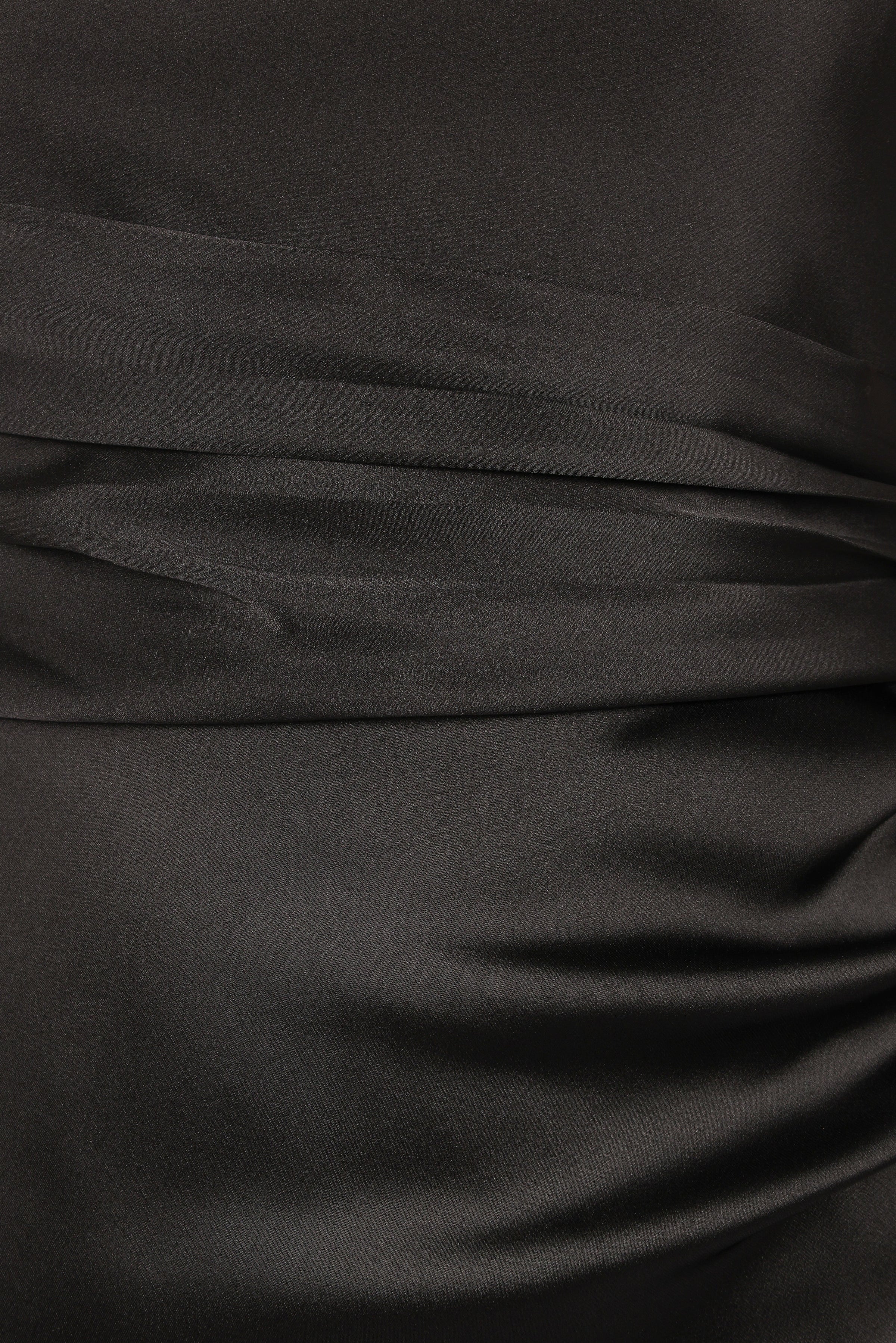 Petal and Pup USA DRESSES Kara Strapless Maxi Dress - Black