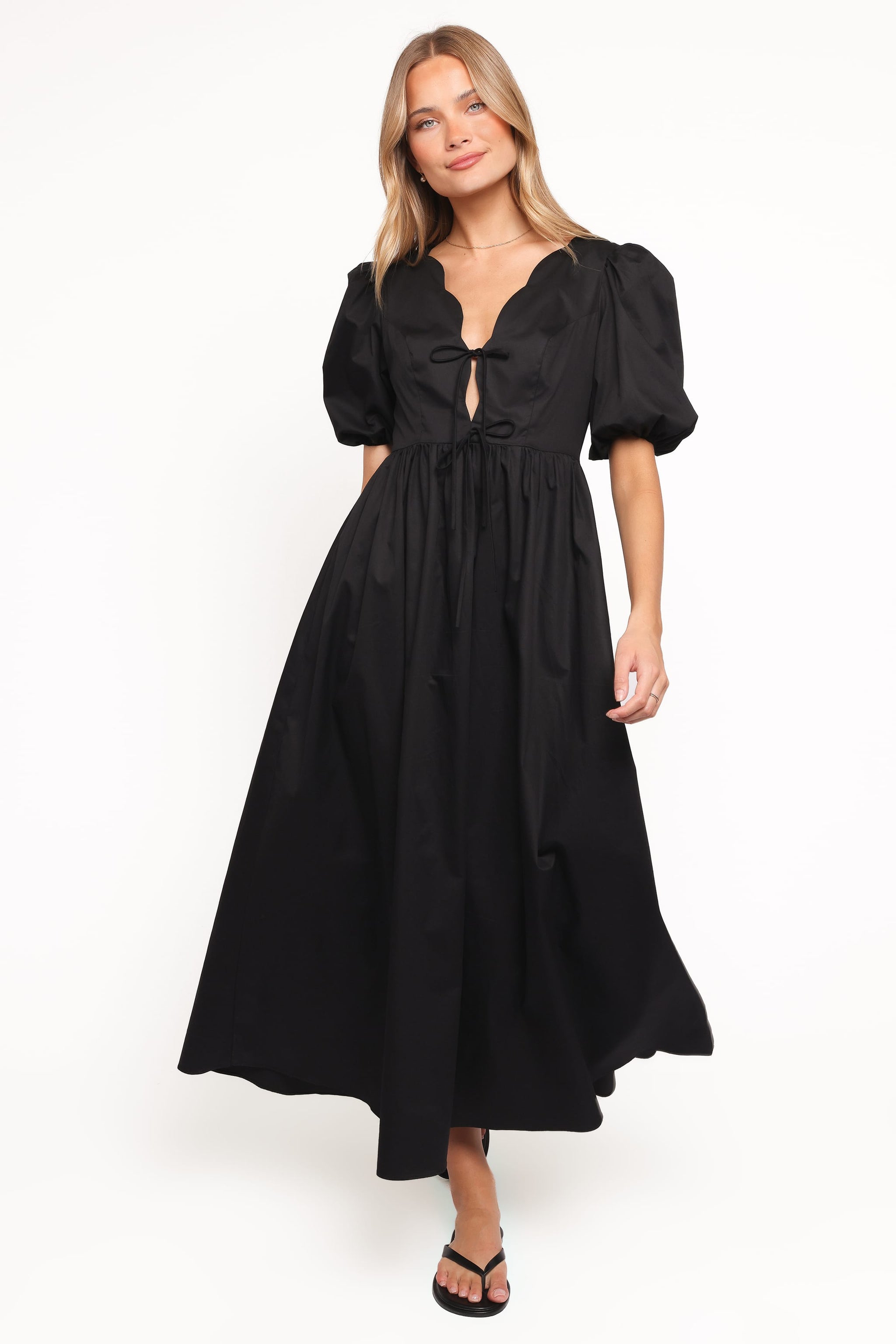 black midi maxi dress Petal and Pup Women's Karla Maxi Dress