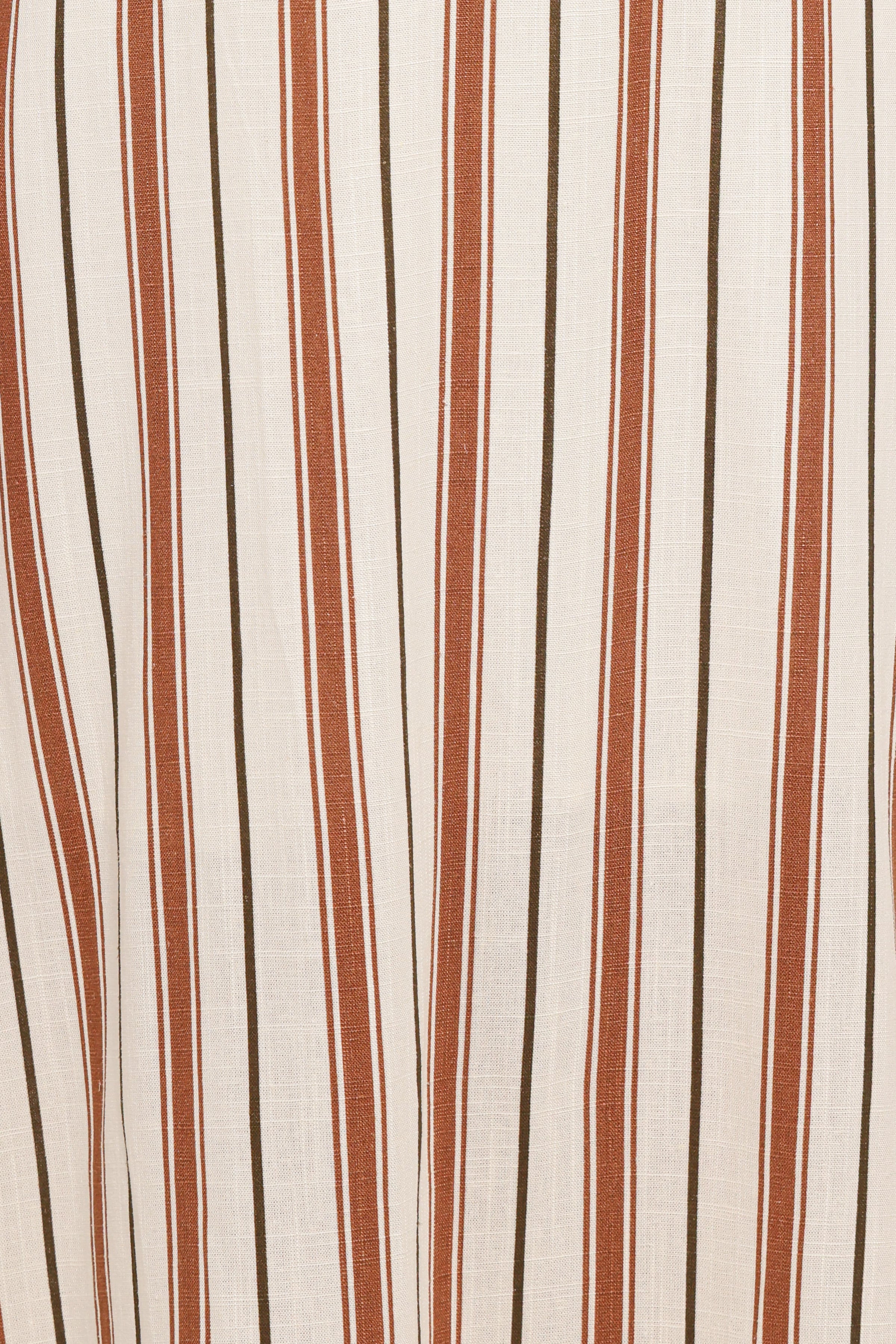 Petal and Pup USA DRESSES Katherine Midi Dress - Brown Stripe