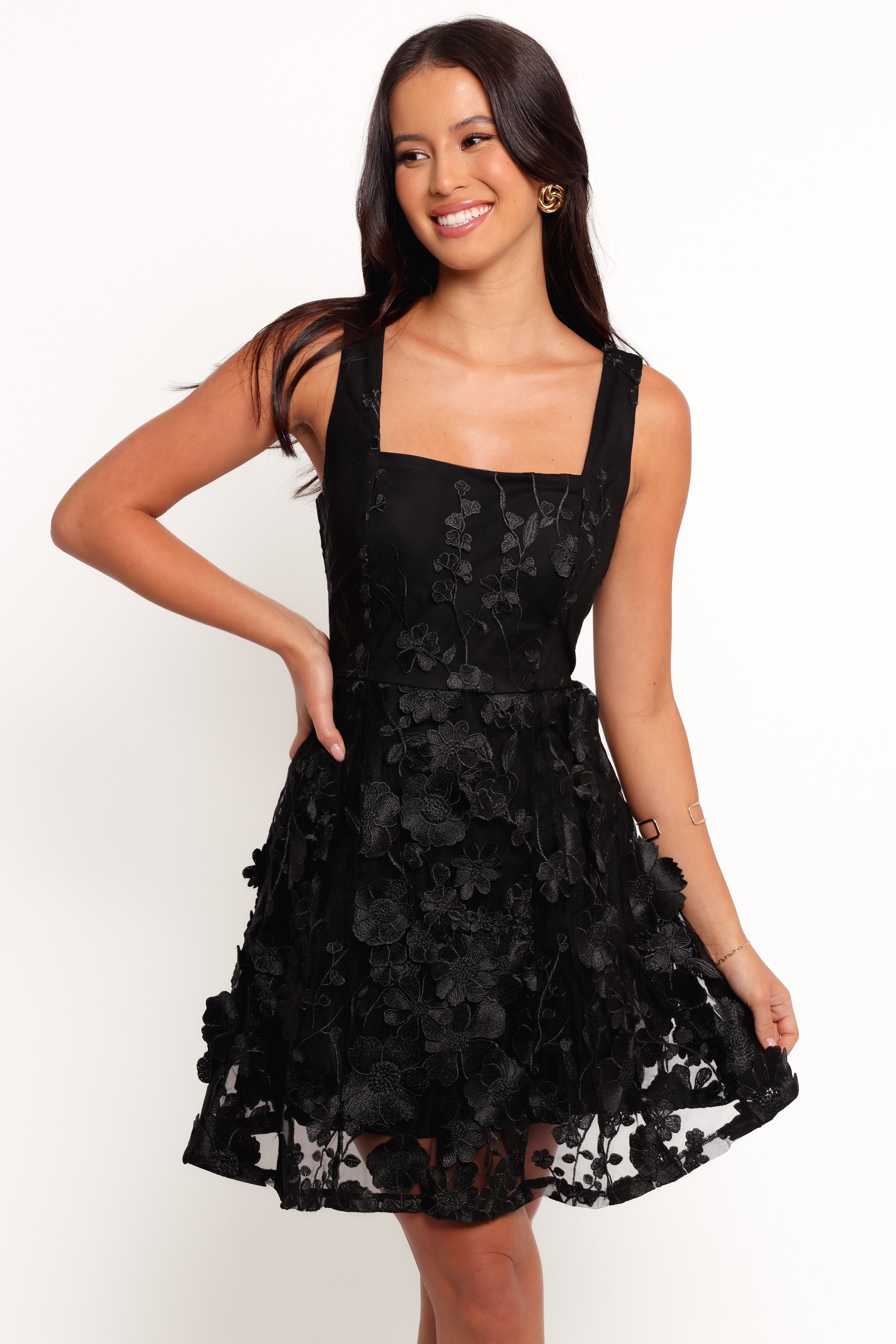 Petal and Pup USA DRESSES Katrina Mini Dress - Black