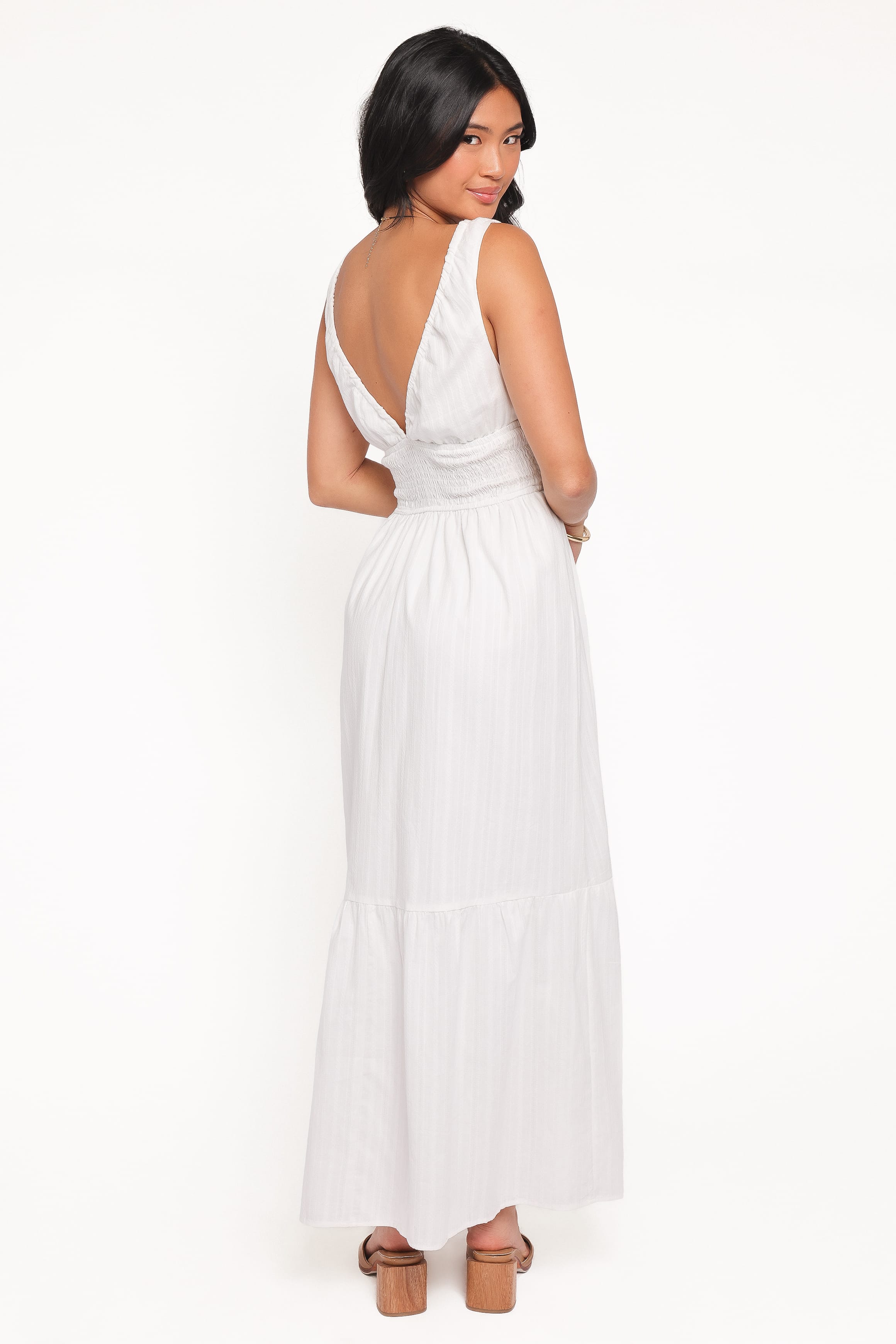 Petal and Pup USA DRESSES Kayden Maxi Dress - White