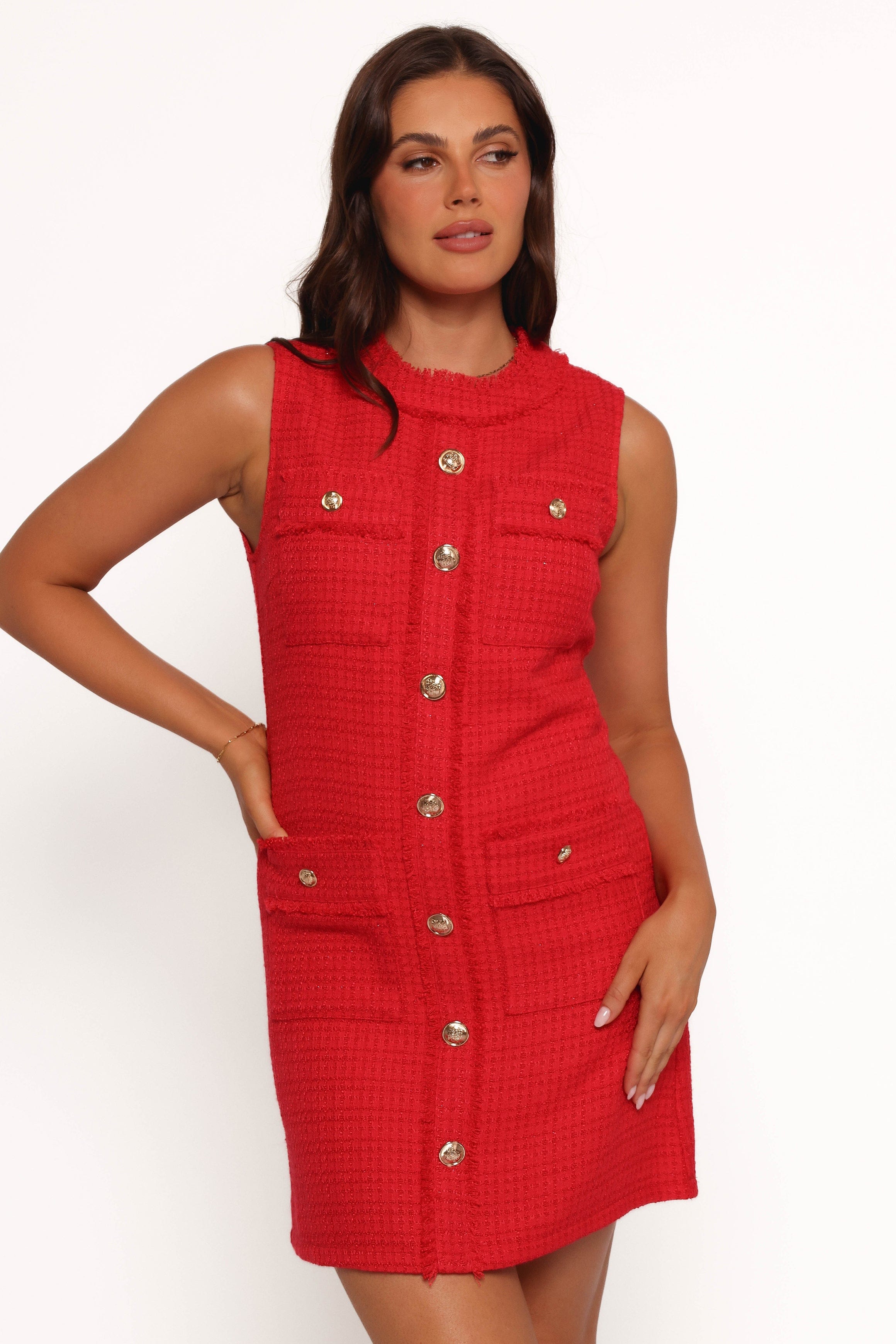 Petal and Pup USA DRESSES Kayli Mini Dress - Red