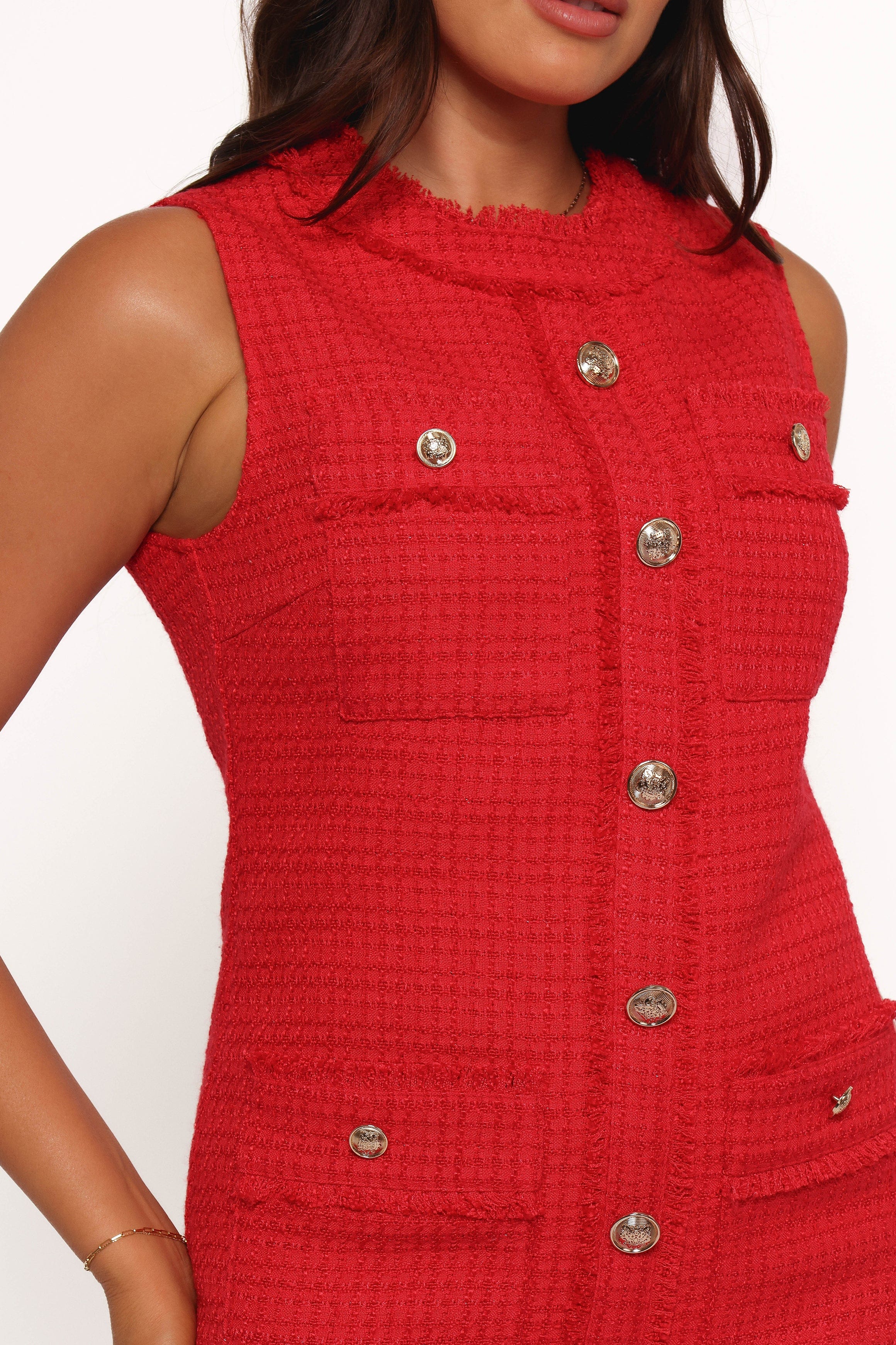 Petal and Pup USA DRESSES Kayli Mini Dress - Red