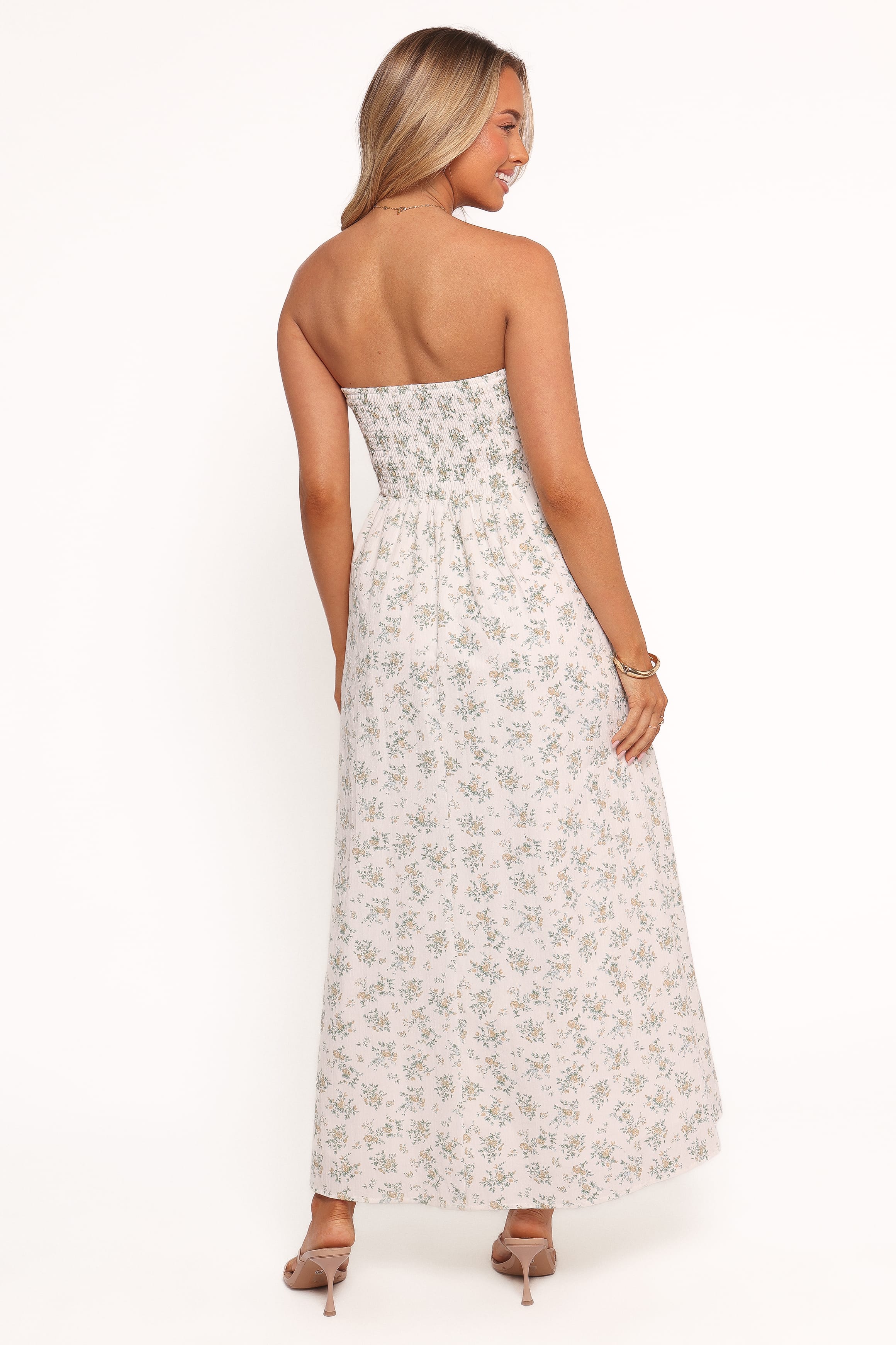 Petal and Pup USA DRESSES Kayt Strapless Dress - Floral