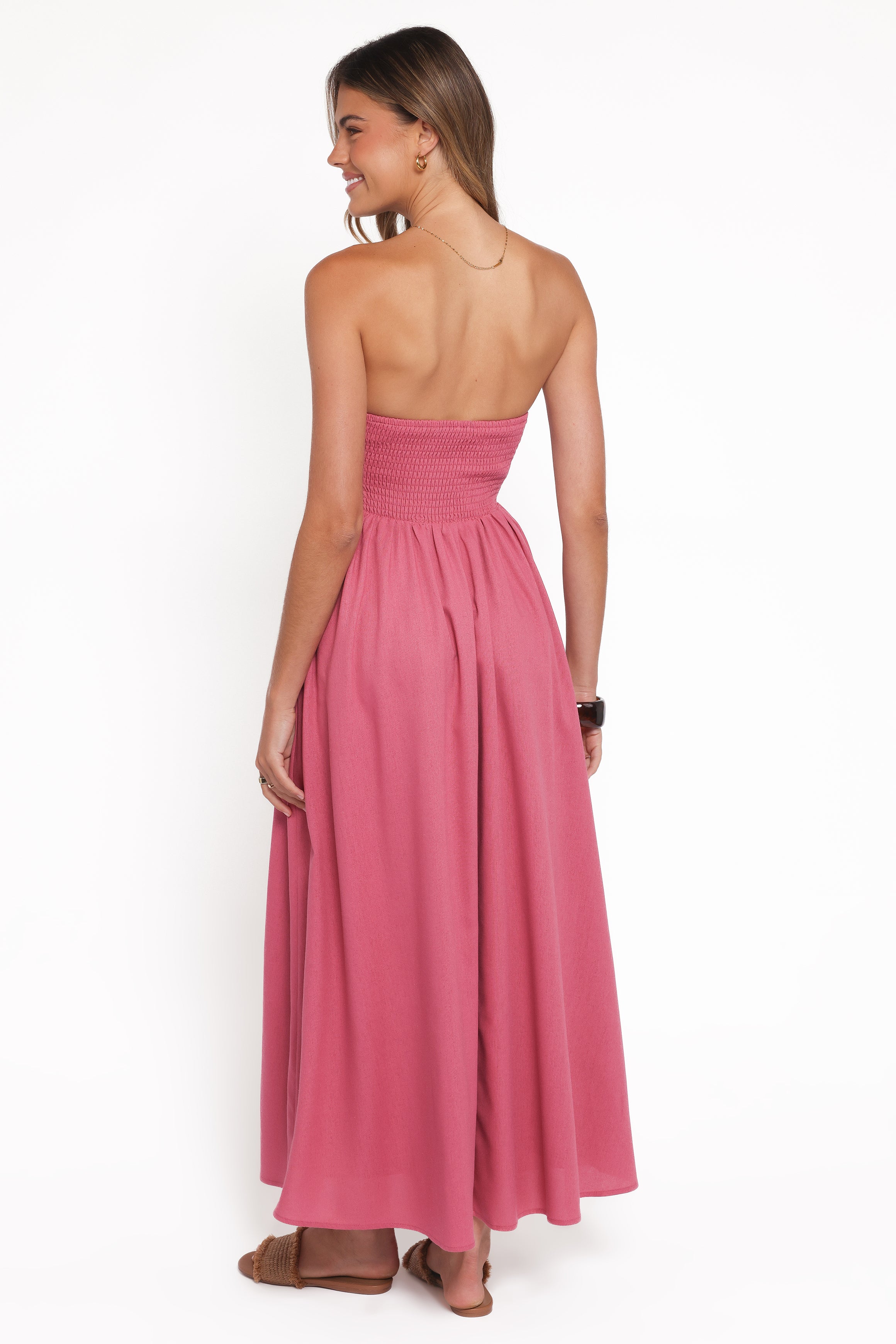 Petal and Pup USA DRESSES Kayt Strapless Dress - Petal Pink