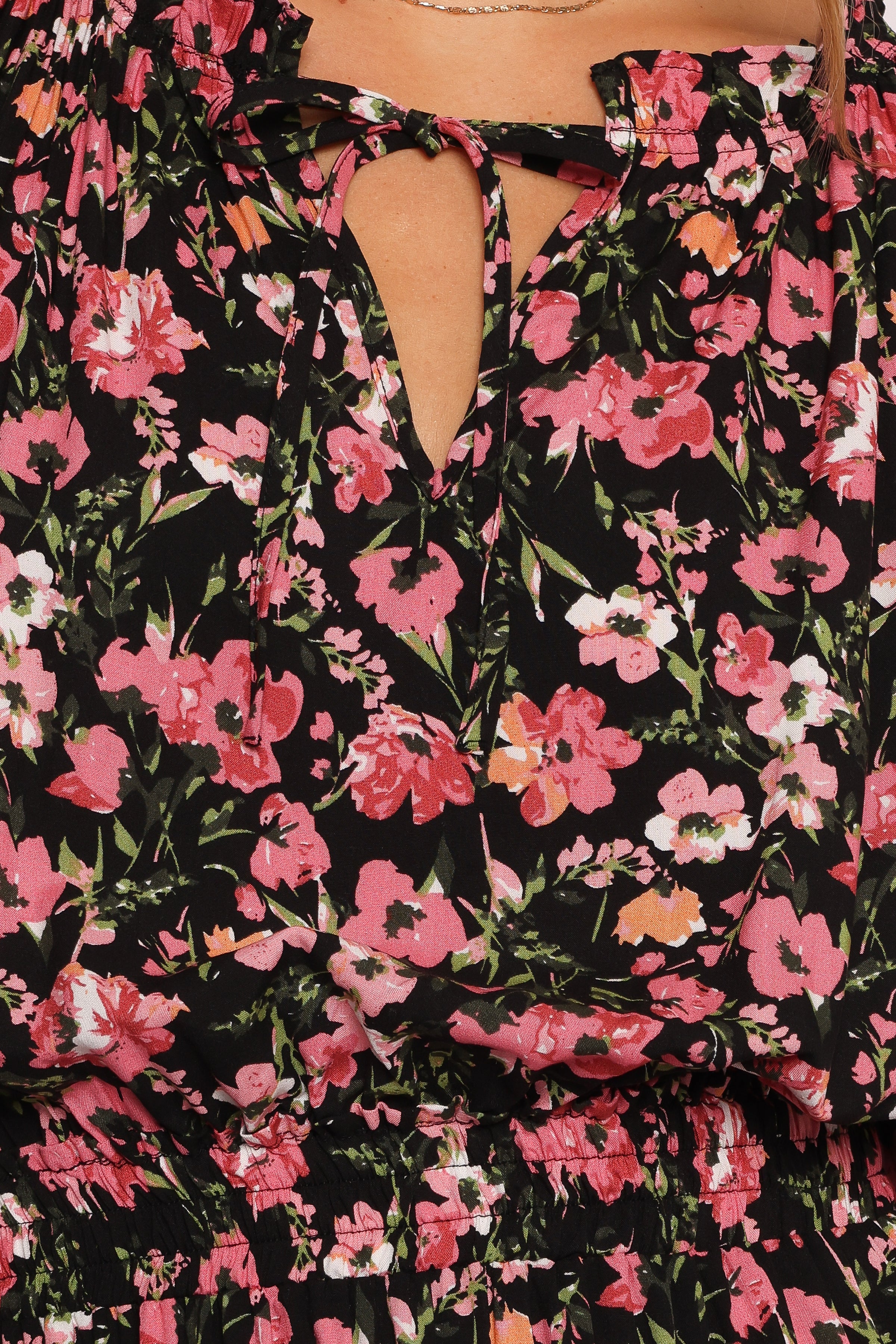 Petal and Pup USA DRESSES Kealan Dress - Black Floral