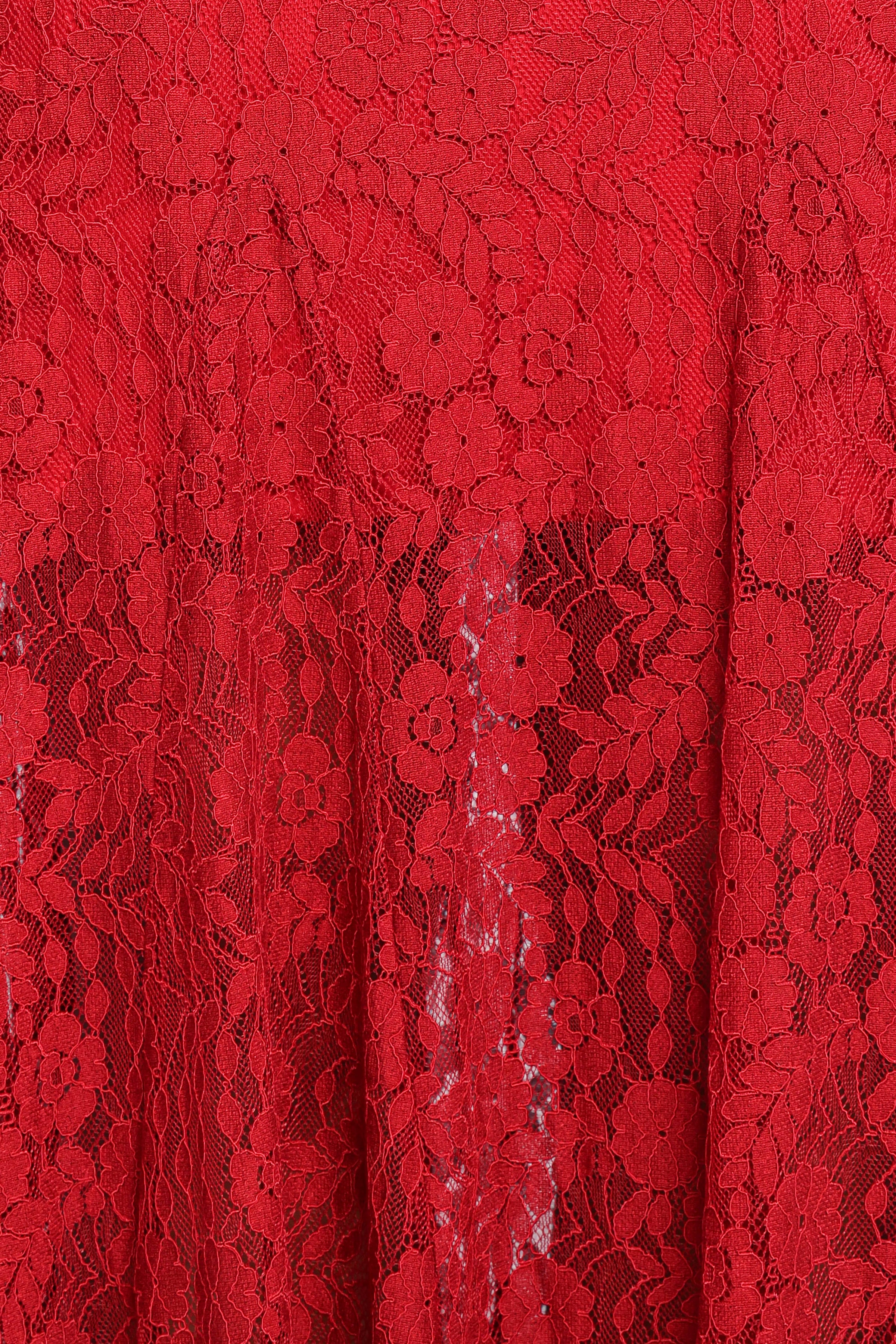Petal and Pup USA DRESSES Keani Long Sleeve Maxi Dress - Red