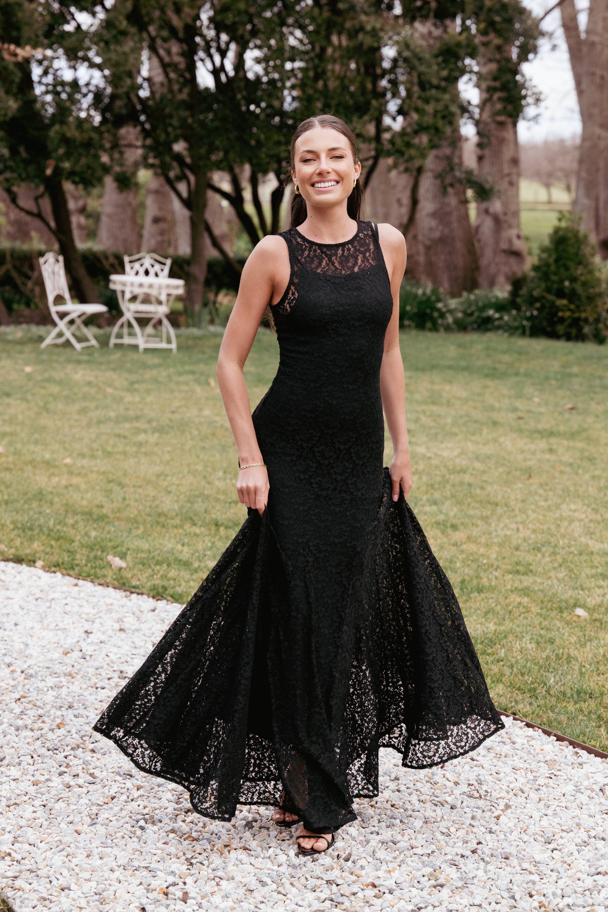 Keani Maxi Dress - Black Lace | Petal & Pup USA Keani Maxi Dress - Black Lace | Petal & Pup USA