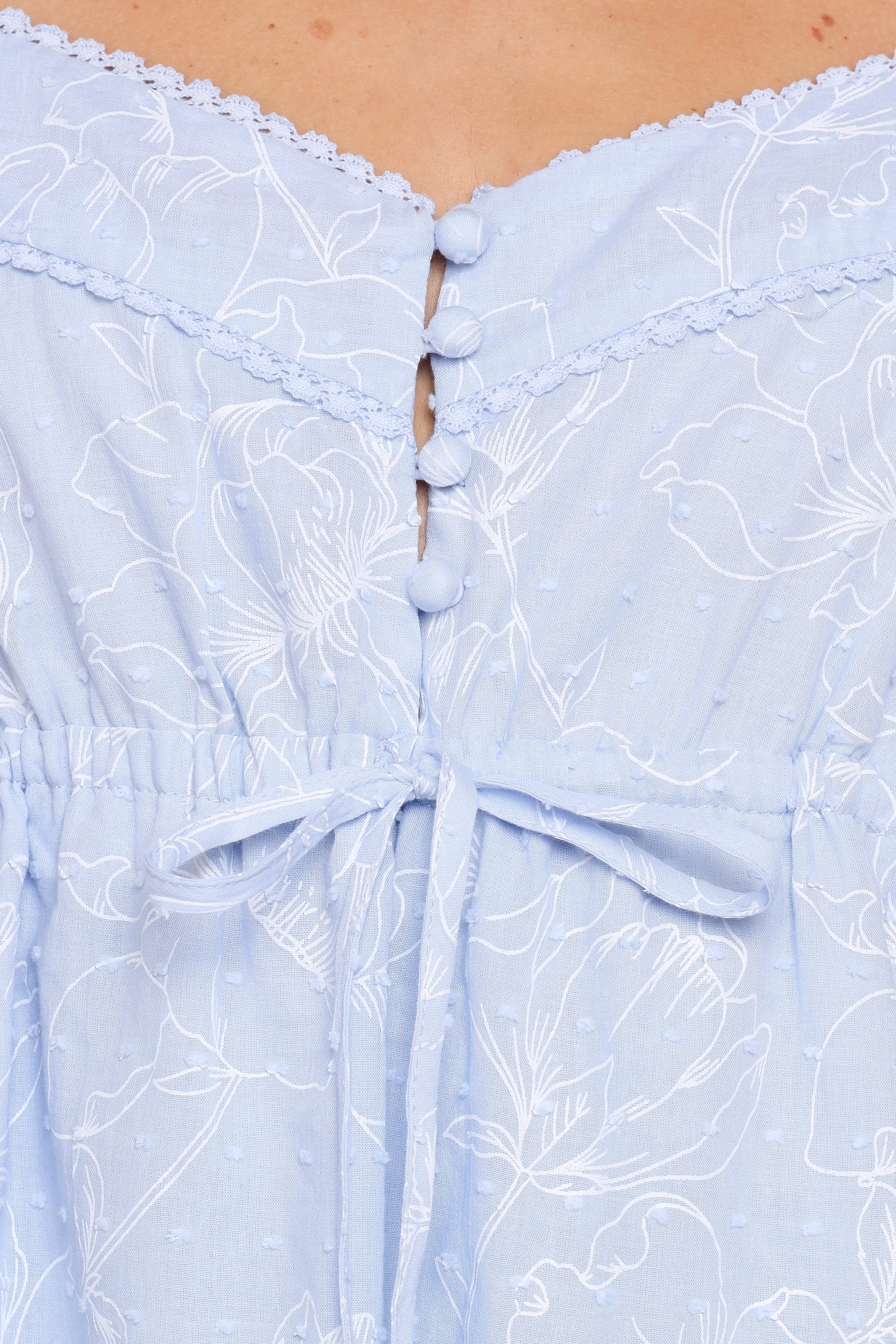 Petal and Pup USA DRESSES Keaton Mini Dress - Cornflower Blue