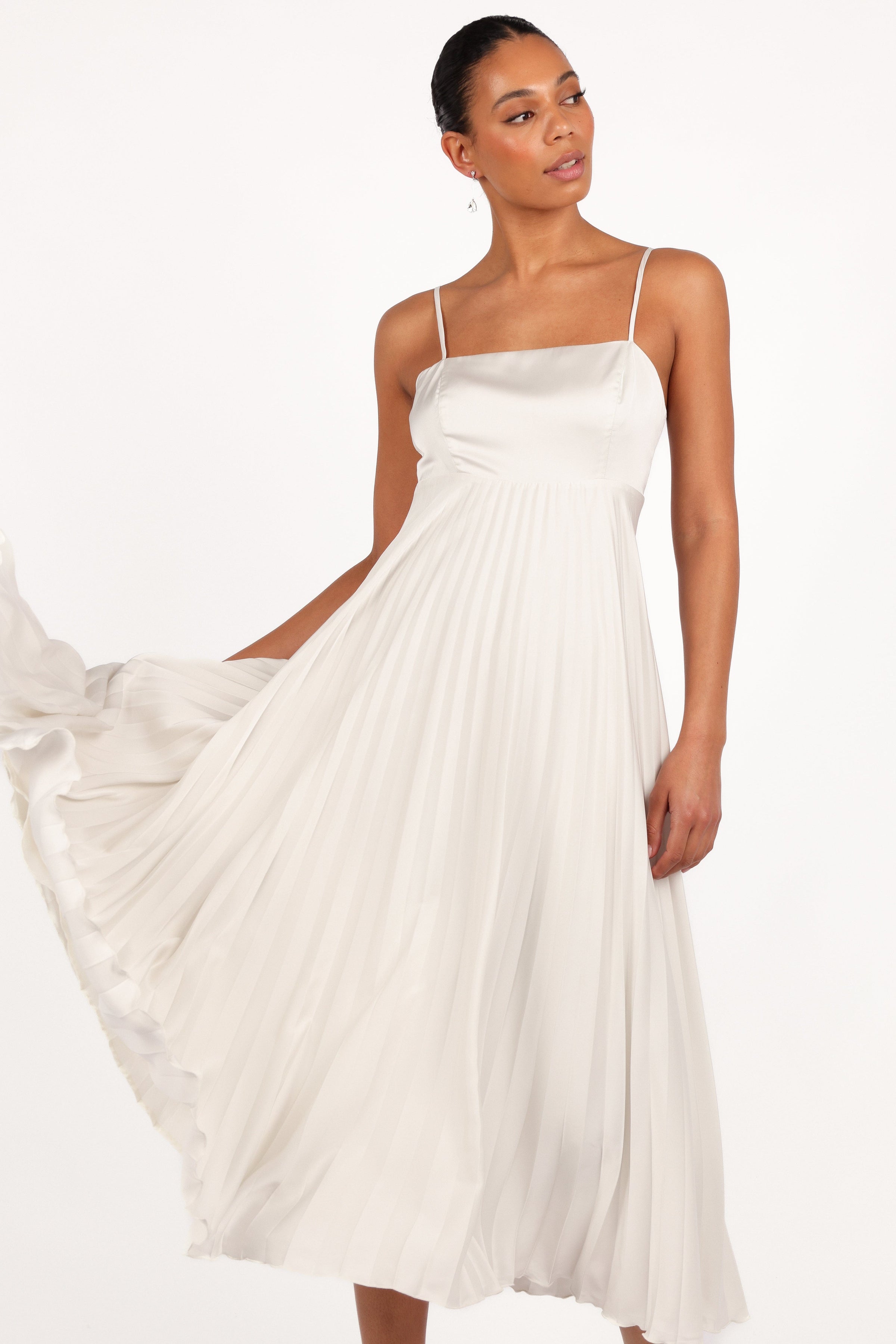 Petal and Pup USA DRESSES Keegan Maxi Dress - White