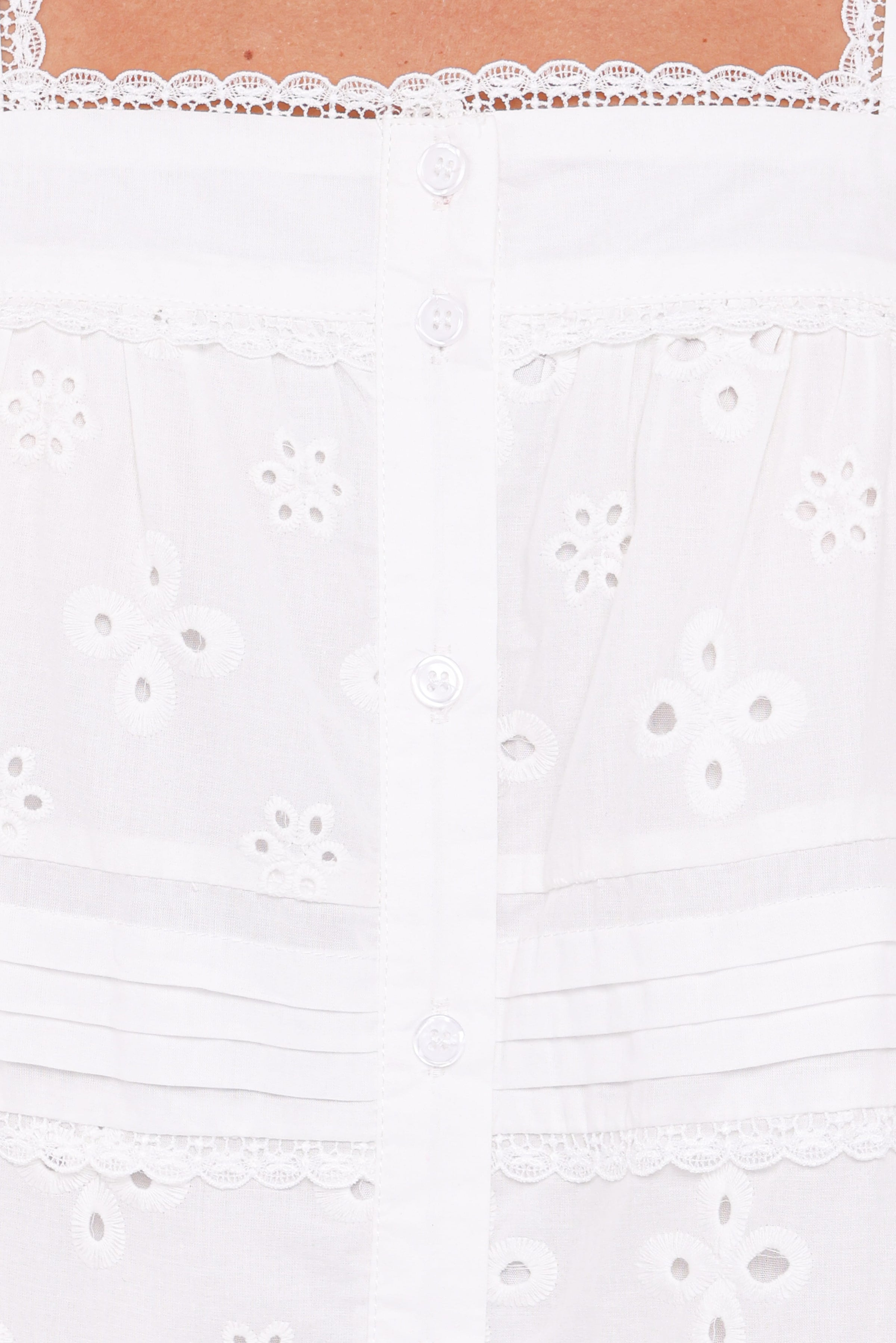 Petal and Pup USA DRESSES Kelcie Mini Dress - White
