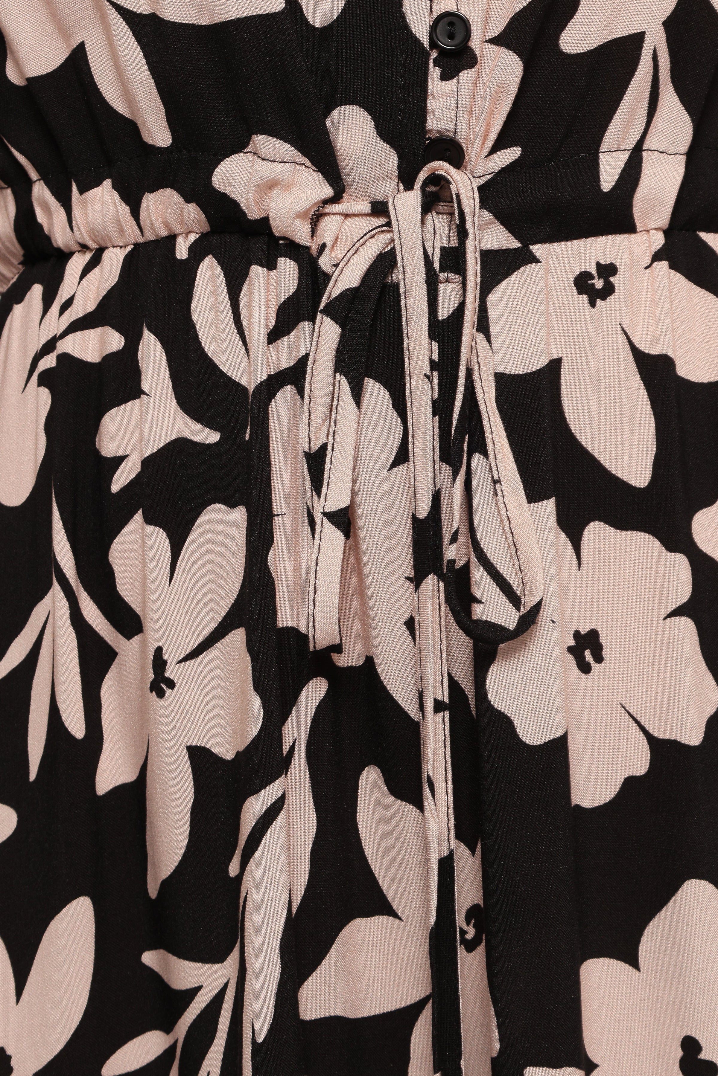 Petal and Pup USA DRESSES Kelda Dress - Black Augusta Print