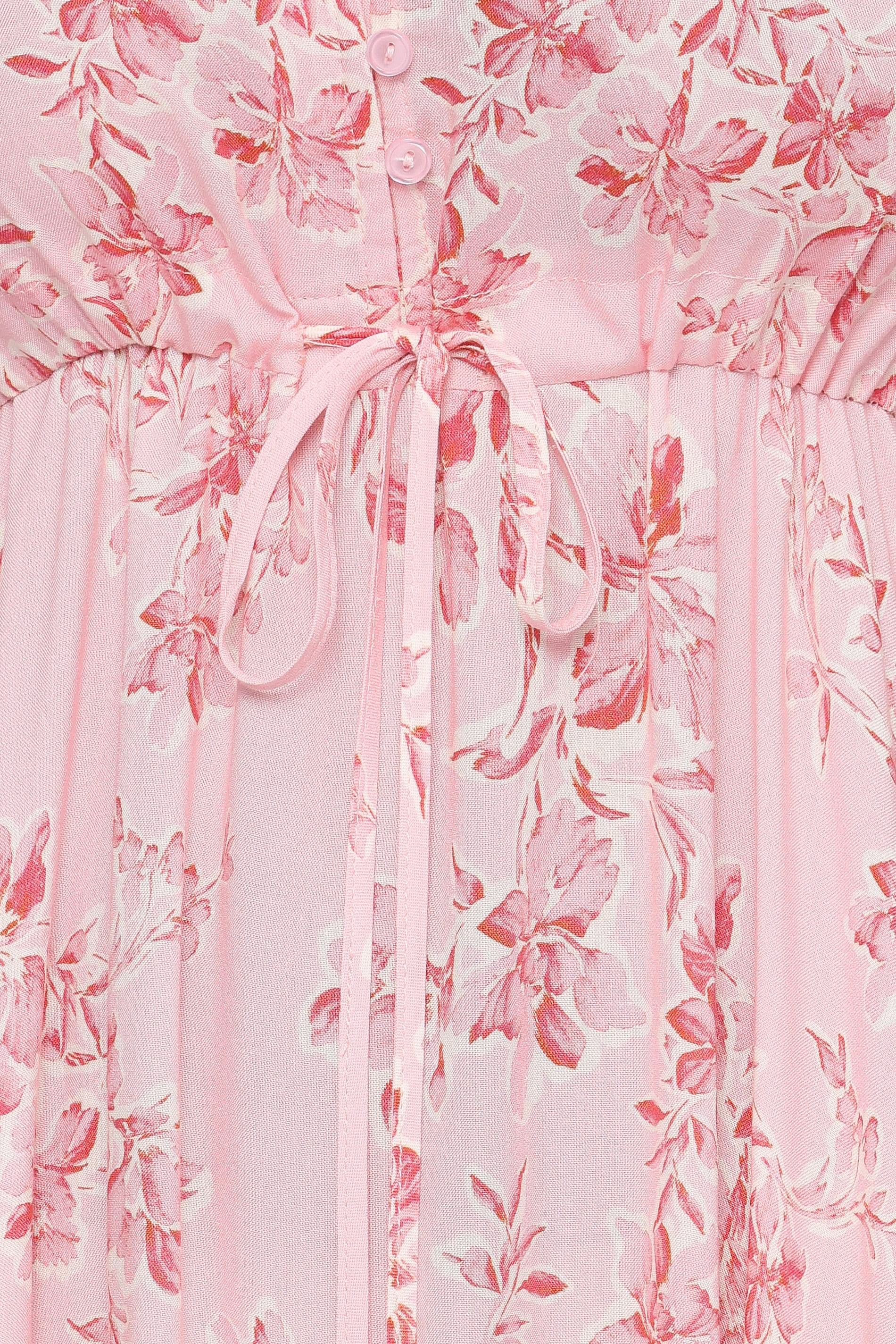 Petal and Pup USA DRESSES Kelda Dress - Rose Pink Floral