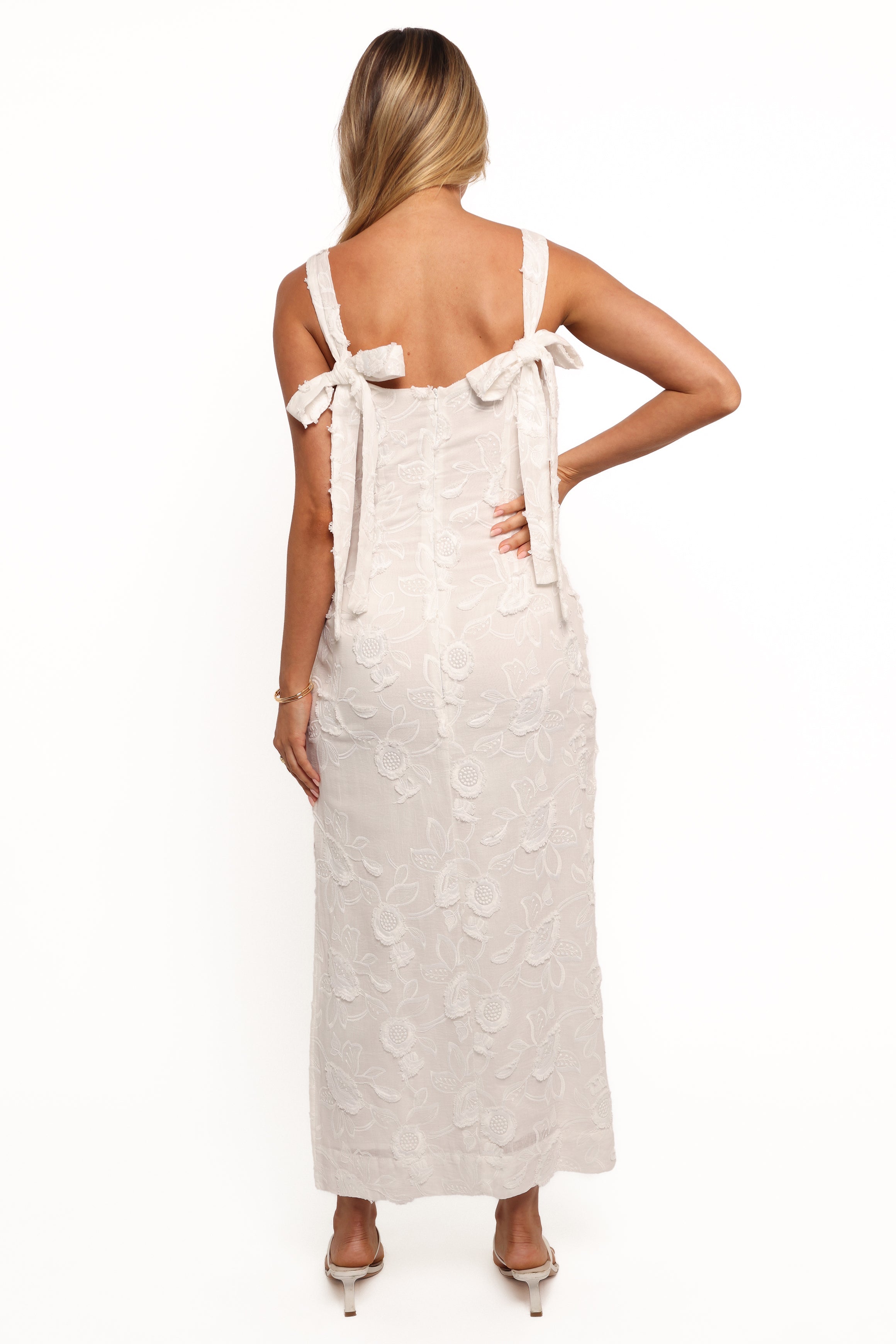 Petal and Pup USA DRESSES Kerry Midi Dress - White