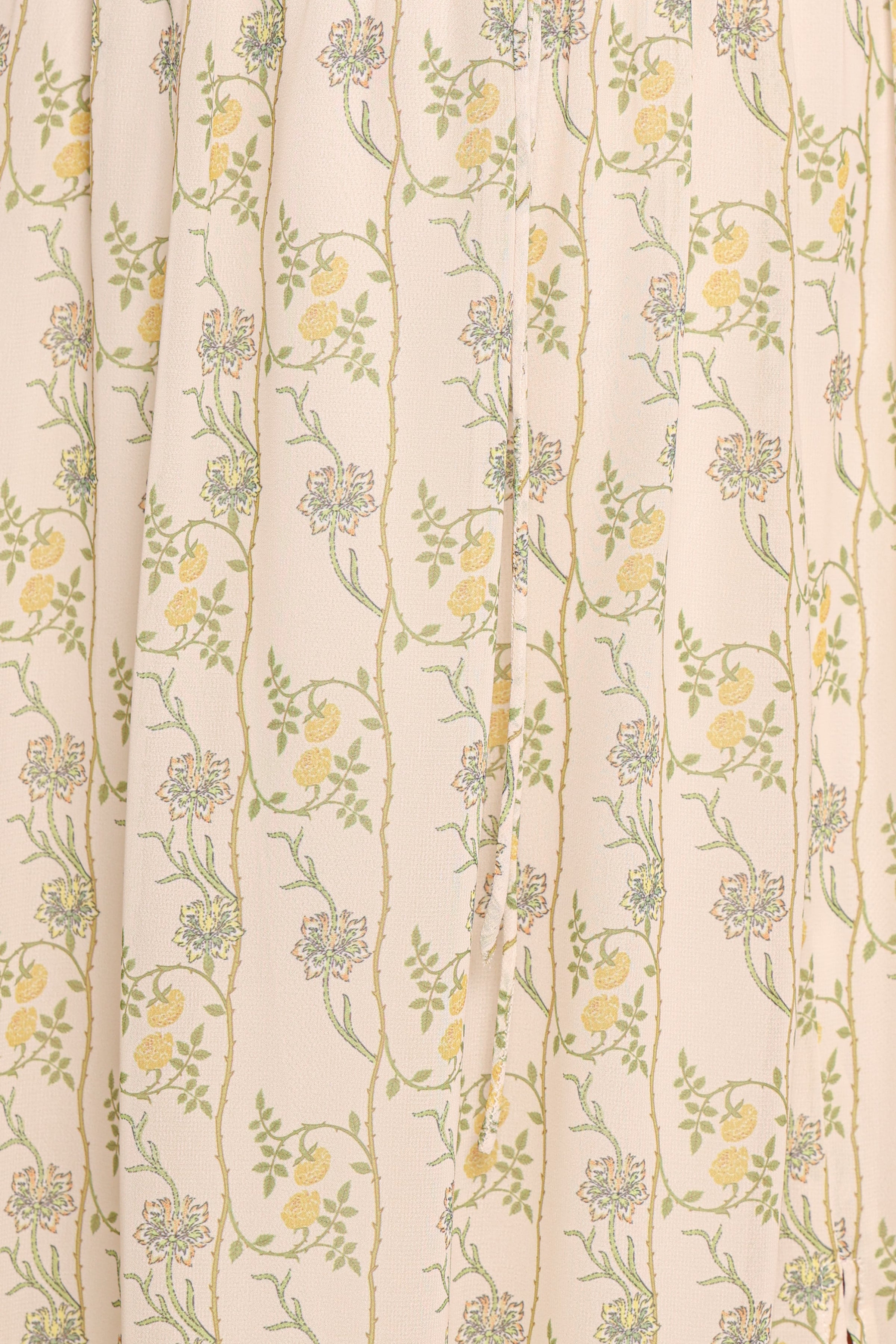 Petal and Pup USA DRESSES Keziah Long Sleeve Maxi Dress - Yellow Floral