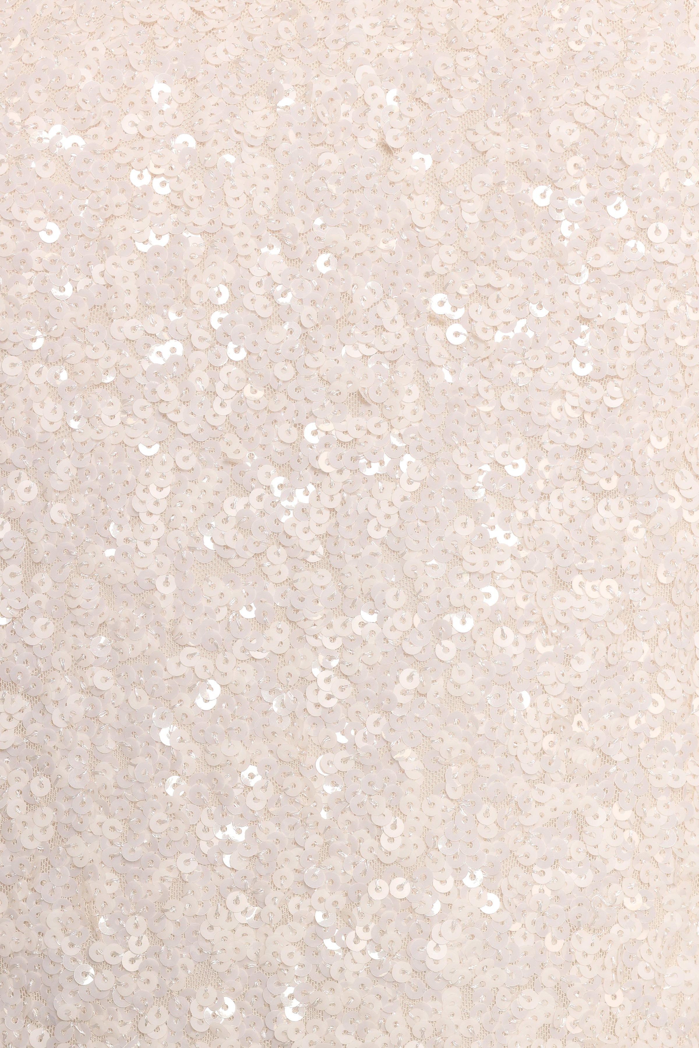 Petal and Pup USA DRESSES Kezie Sequin Mini Dress - Cream