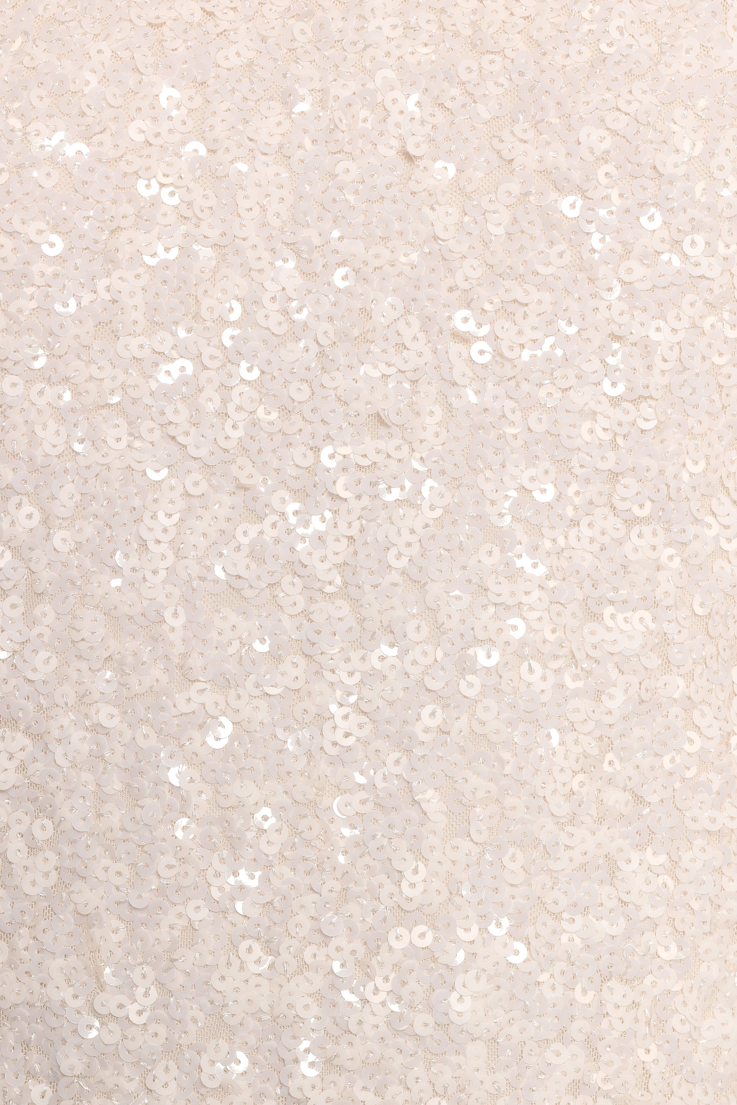 Petal and Pup USA DRESSES Kezie Sequin Mini Dress - Cream