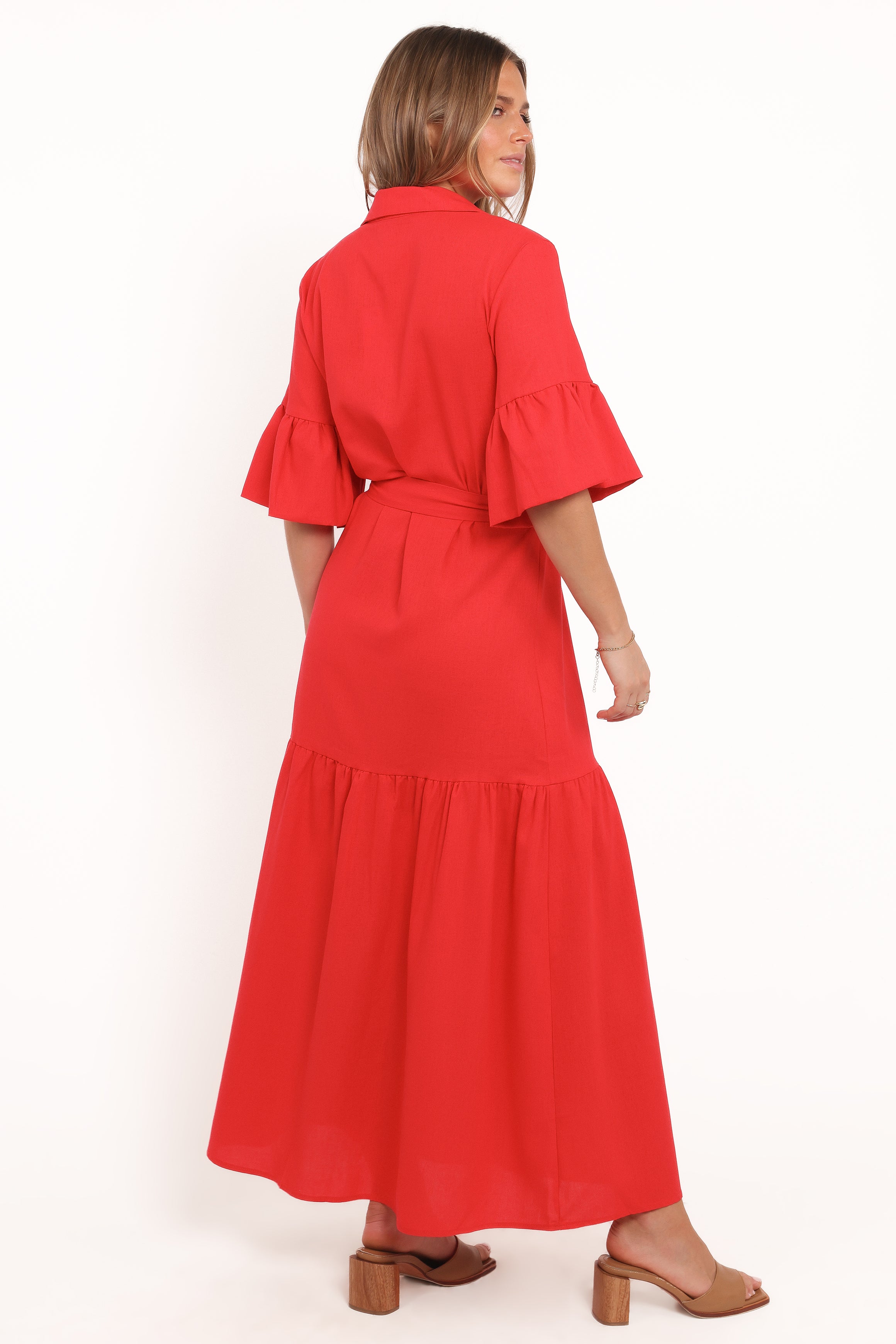 Petal and Pup USA DRESSES Kirrily Midi Dress - Red