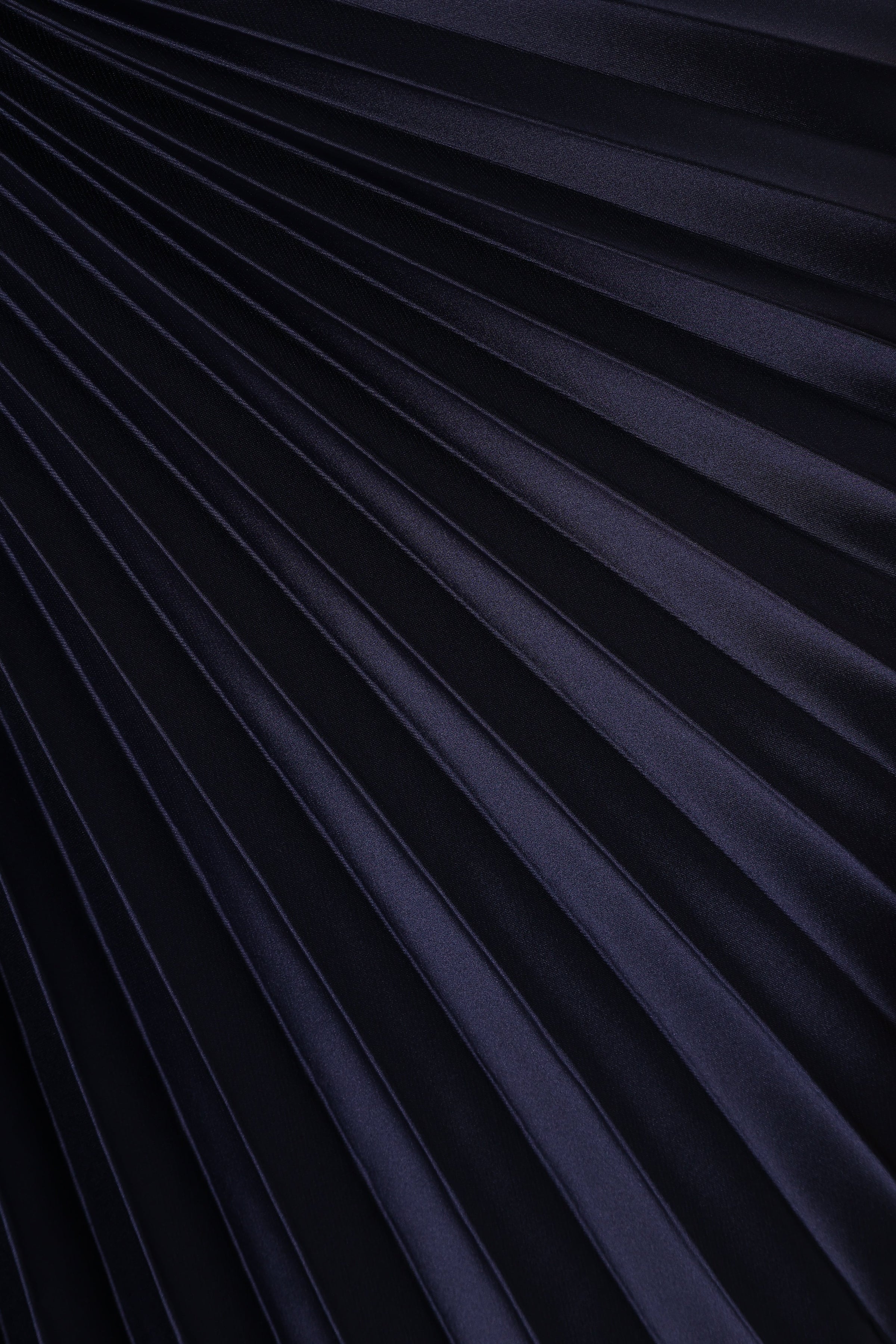 Petal and Pup USA DRESSES Kleo One Shoulder Maxi Dress - Navy