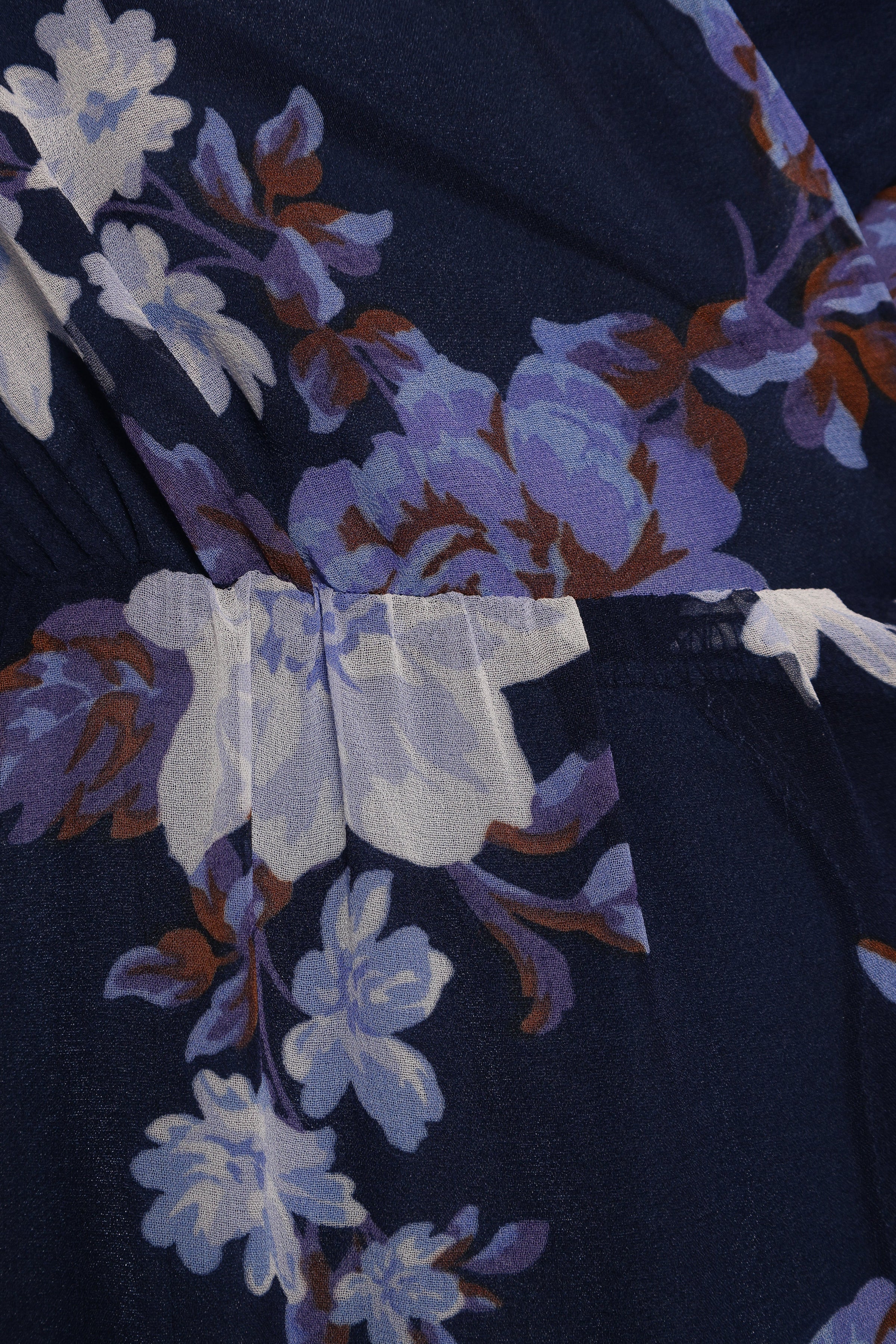 Petal and Pup USA DRESSES Korina Long Sleeve Maxi Dress - Vintage Blues