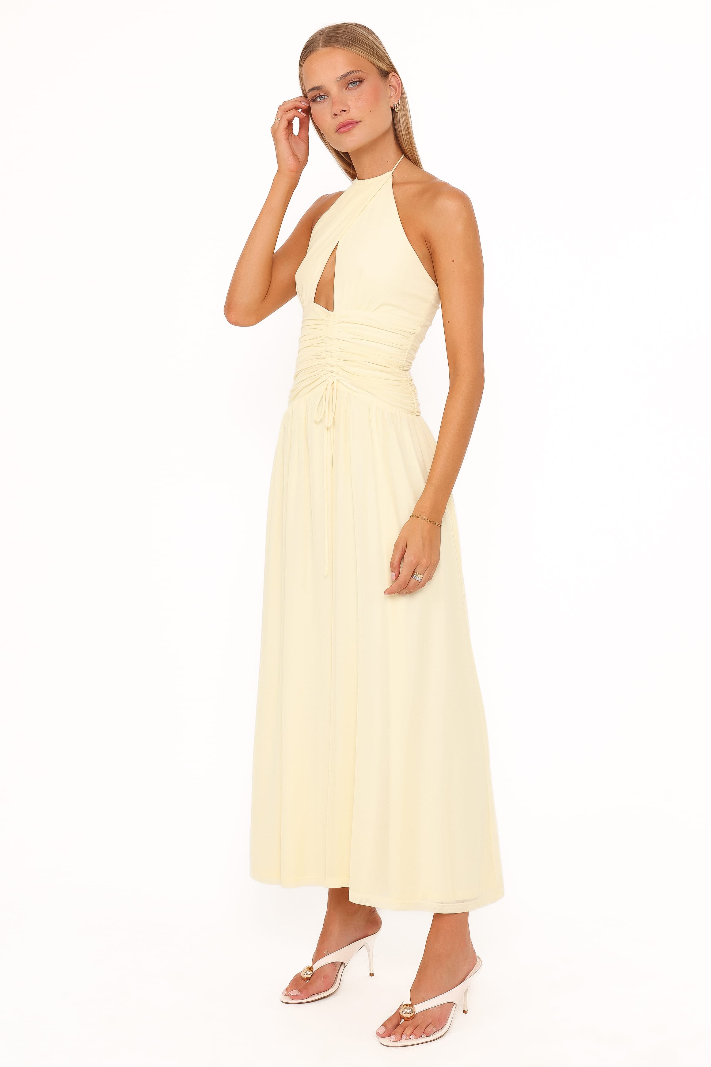 Petal and Pup USA DRESSES Kylee Maxi Dress - Butter Yellow