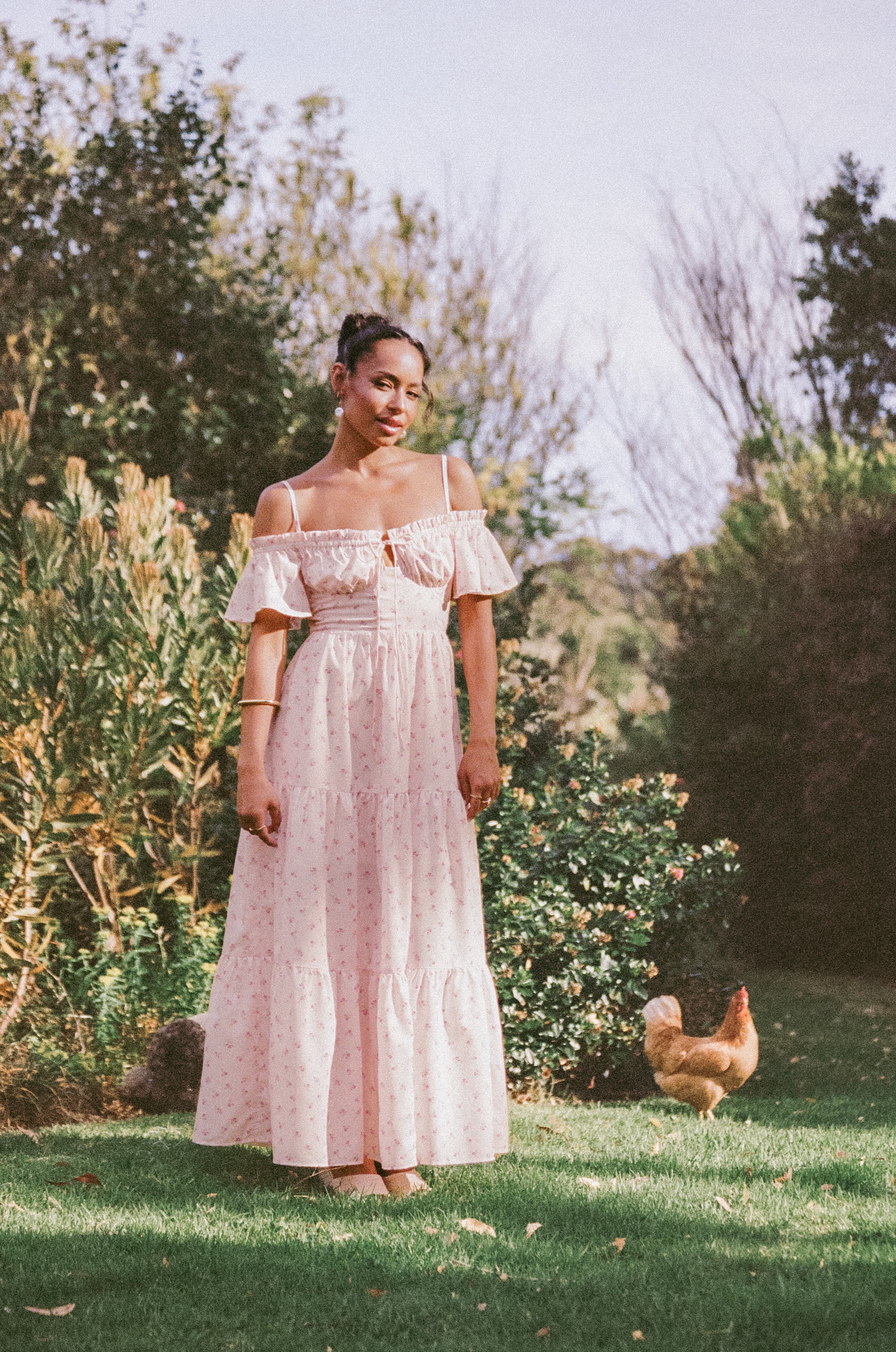 Petal and Pup USA DRESSES Lachay Maxi Dress - Pink Floral