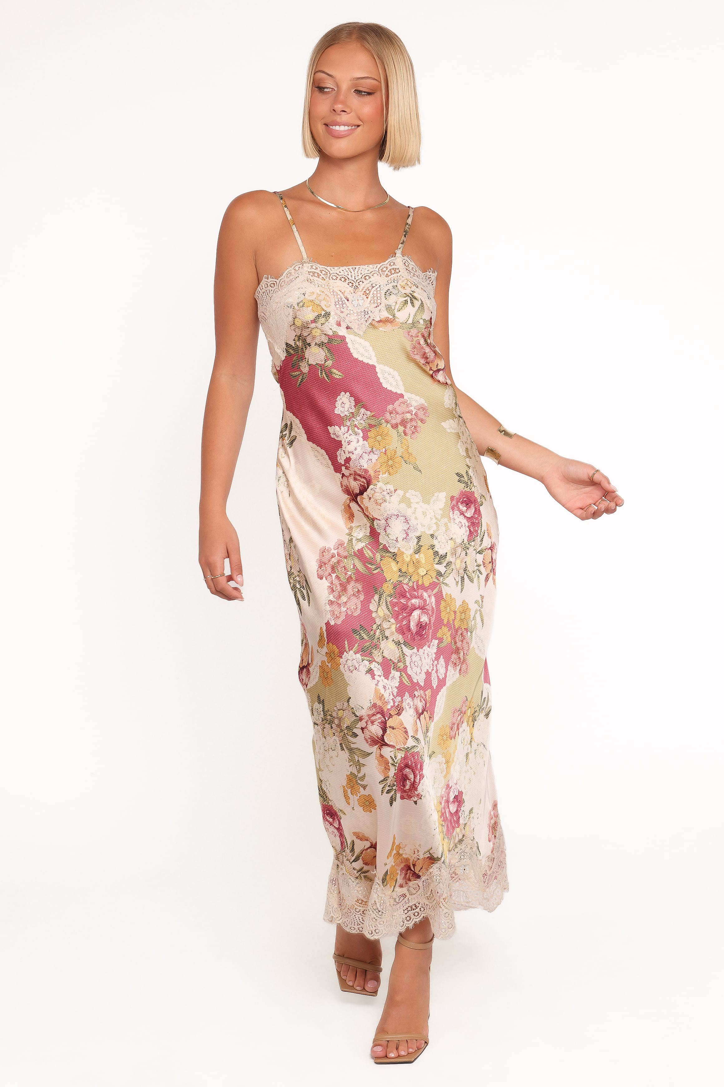 Petal and Pup USA DRESSES Laken Maxi Dress - Patchwork Floral