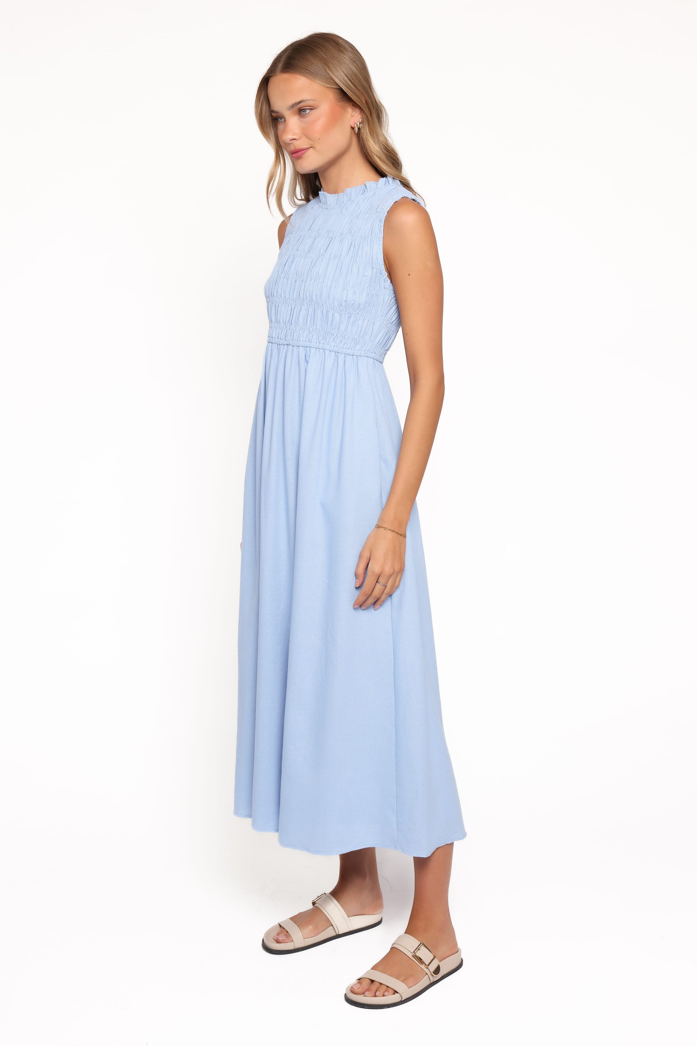 Petal and Pup USA DRESSES Lanna Maxi Dress - Blue