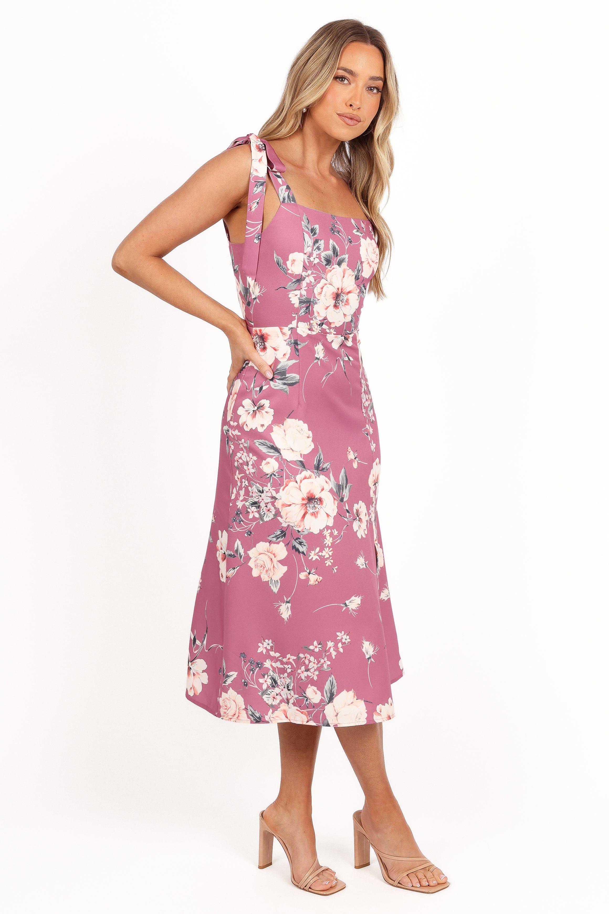 Petal and Pup USA DRESSES Laurel Dress - Dark Rose Floral