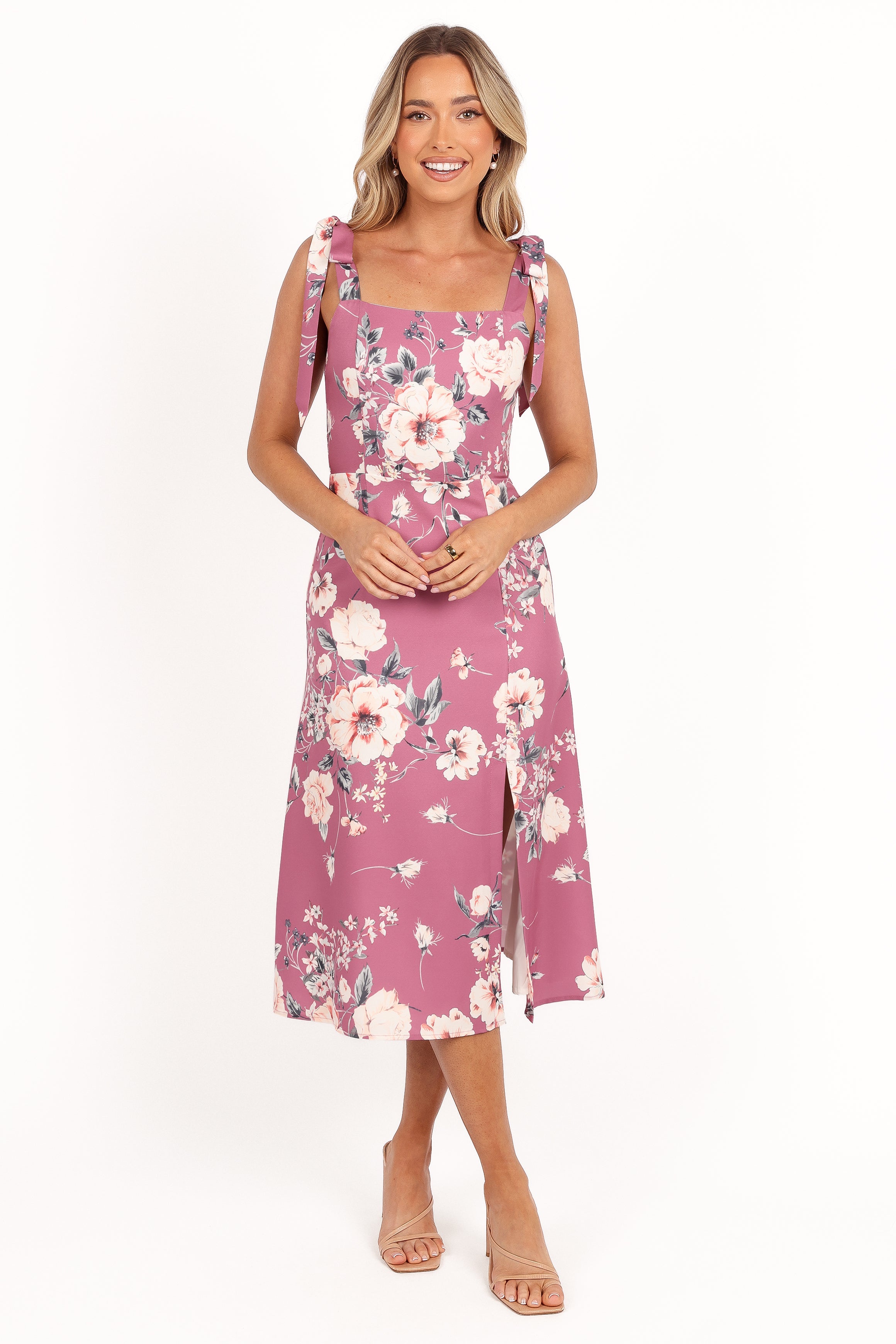 Petal and Pup USA DRESSES Laurel Dress - Dark Rose Floral