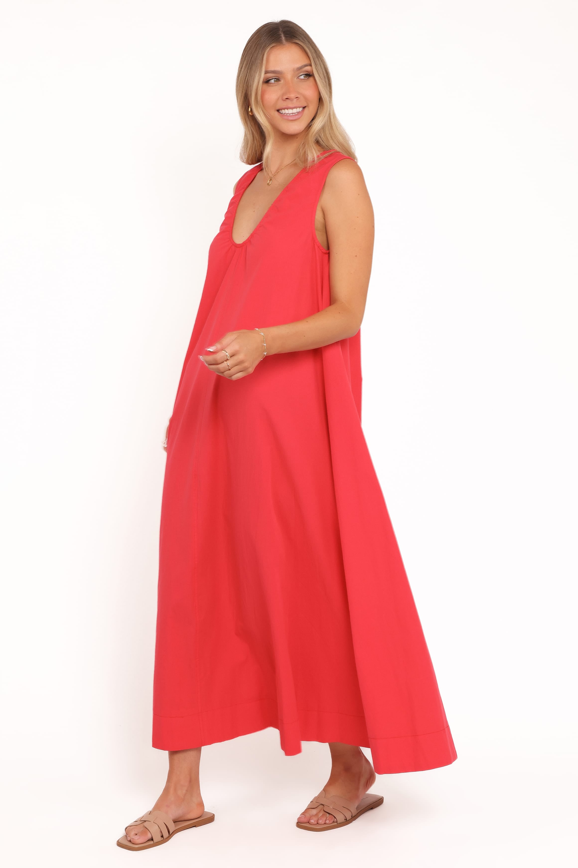 Petal and Pup USA DRESSES Laurita Maxi Dress - Red