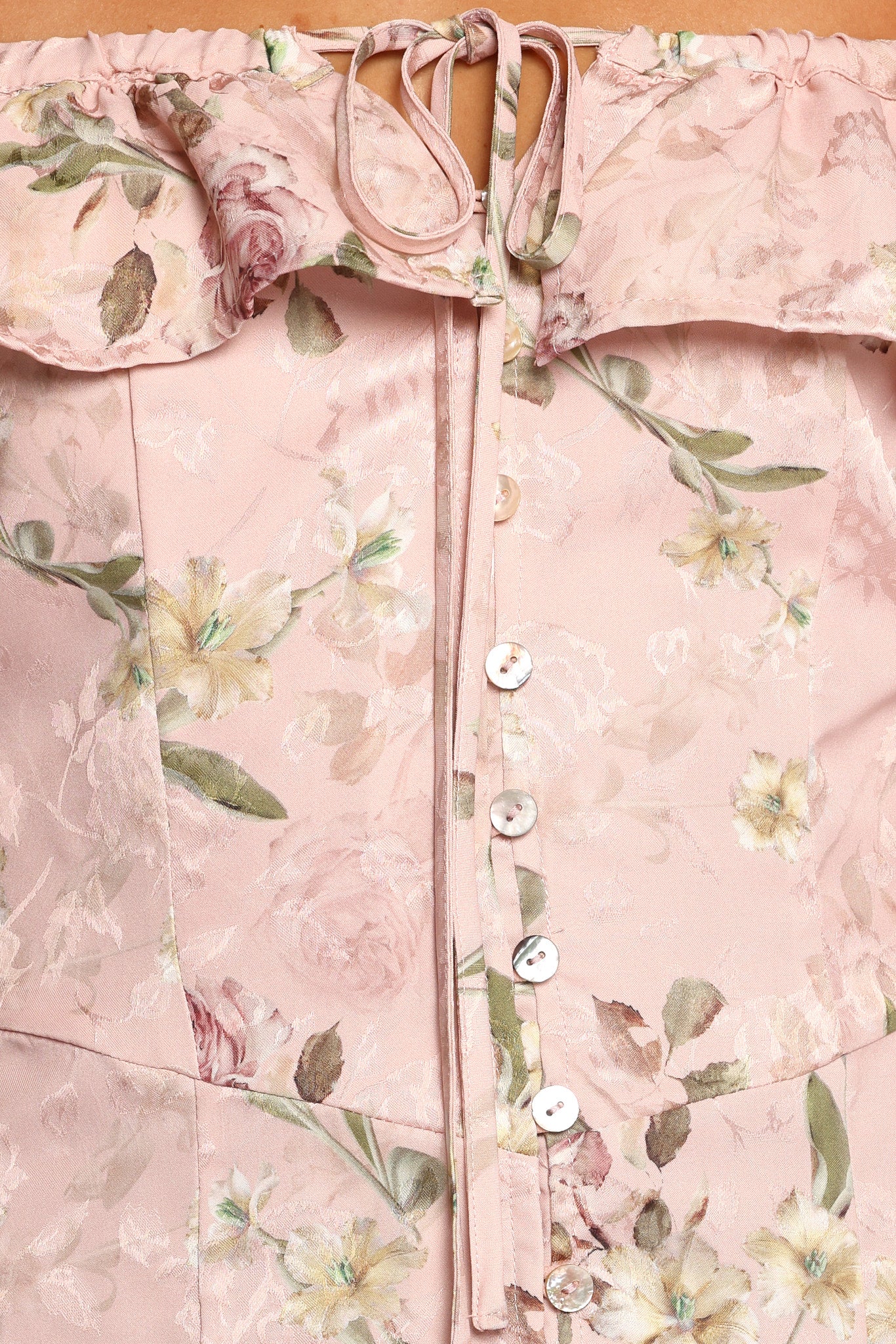 Petal and Pup USA DRESSES Lauryn Off The Shoulder Midi Dress - Blush Rose