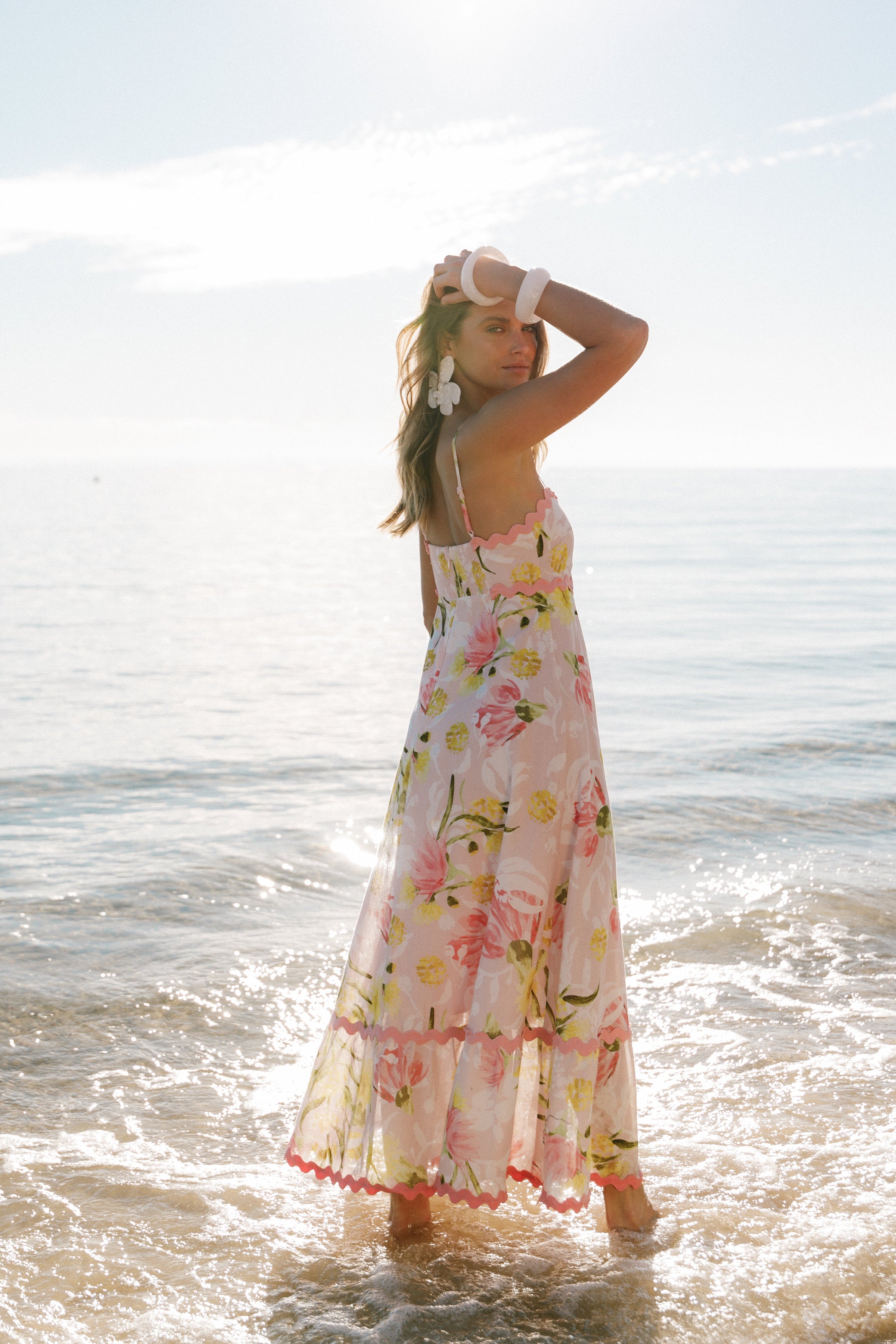 Petal and Pup USA DRESSES Layla Maxi Dress - Acacia Blossom
