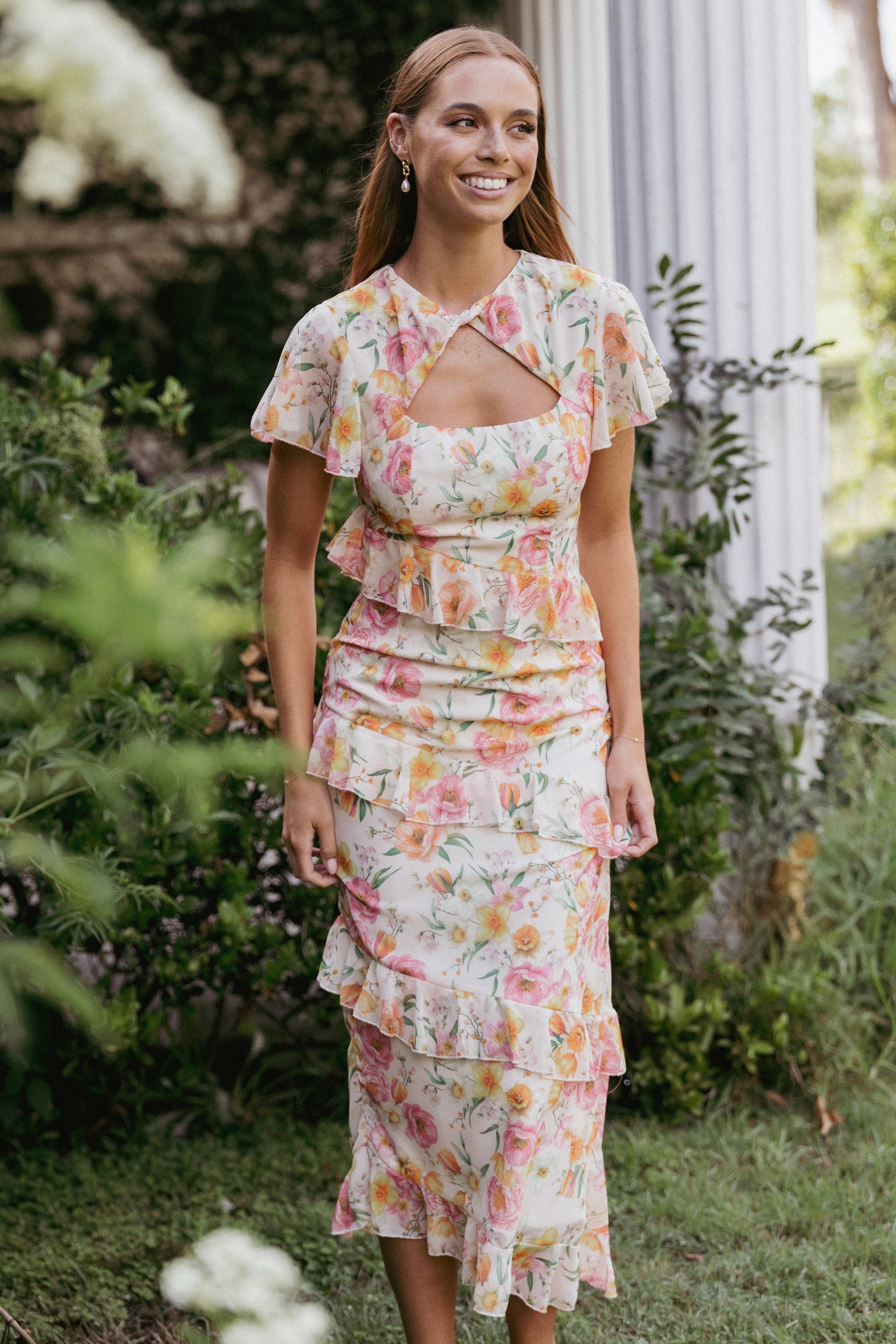 Petal and Pup USA DRESSES Leila Maxi Dress - Peony