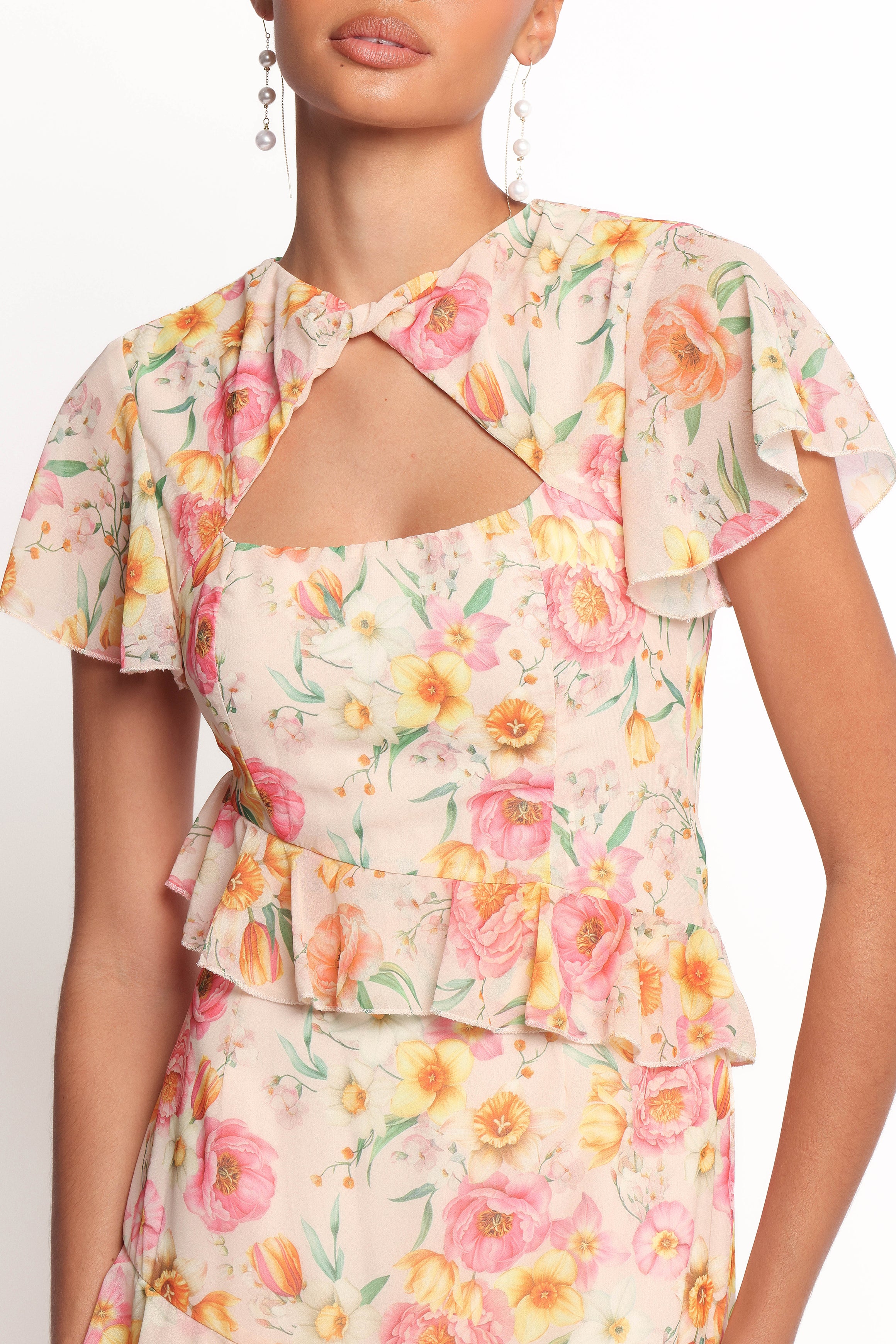 Petal and Pup USA DRESSES Leila Maxi Dress - Peony