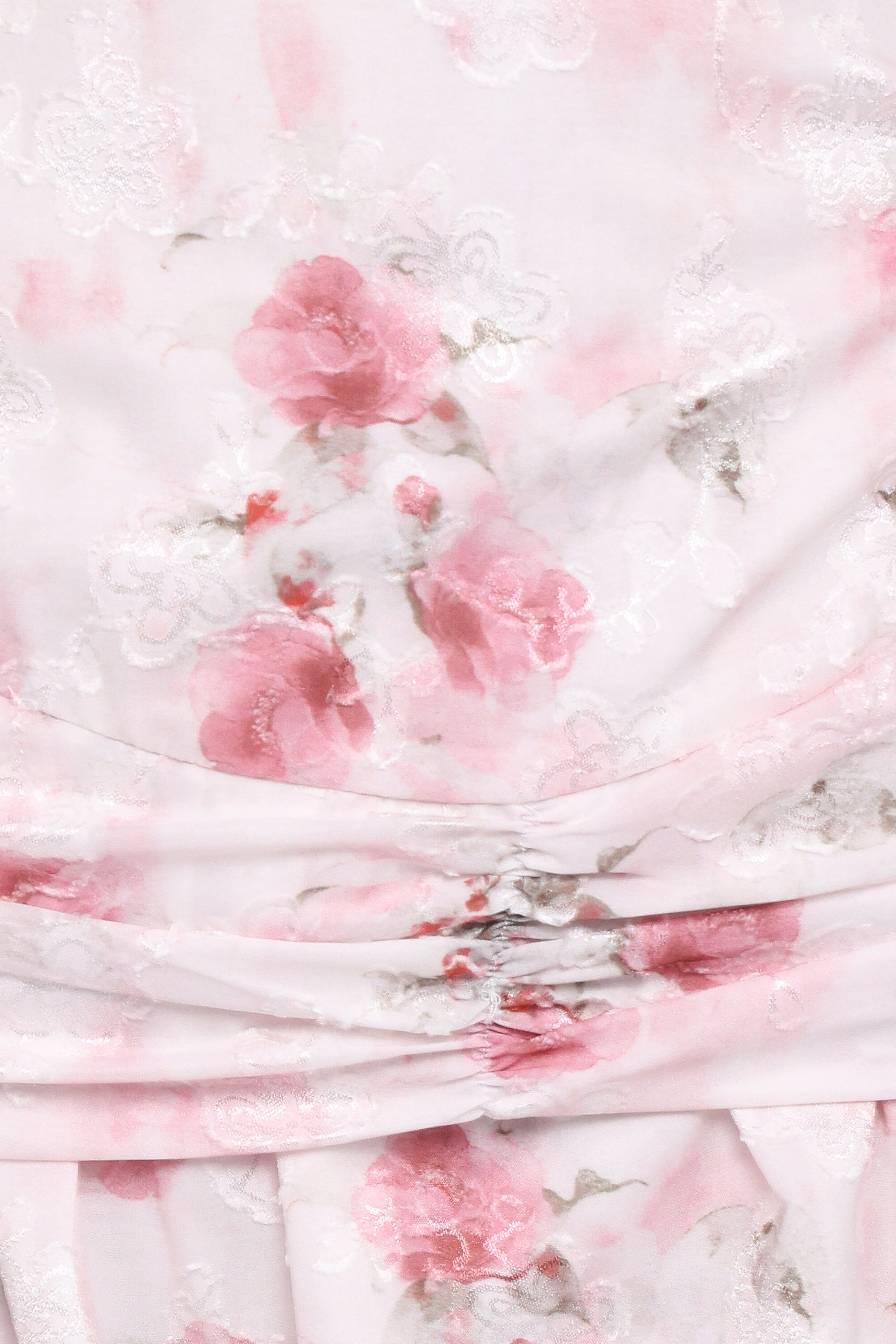 Petal and Pup USA DRESSES Lelia Halterneck Midi Dress - Pink Floral