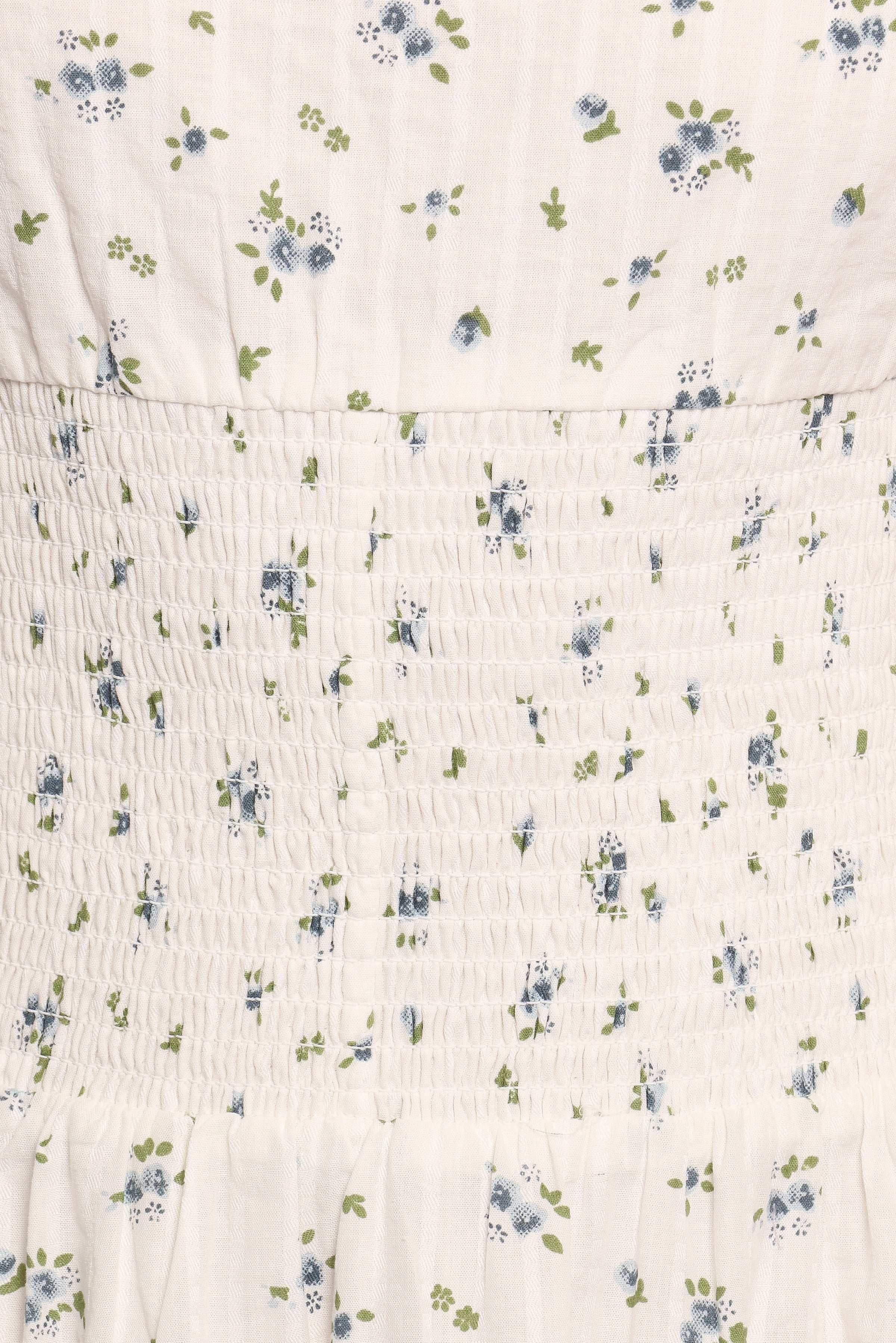 Petal and Pup USA DRESSES Leticia Midi Dress - Blue Ditsy Floral (Hold for Rack)