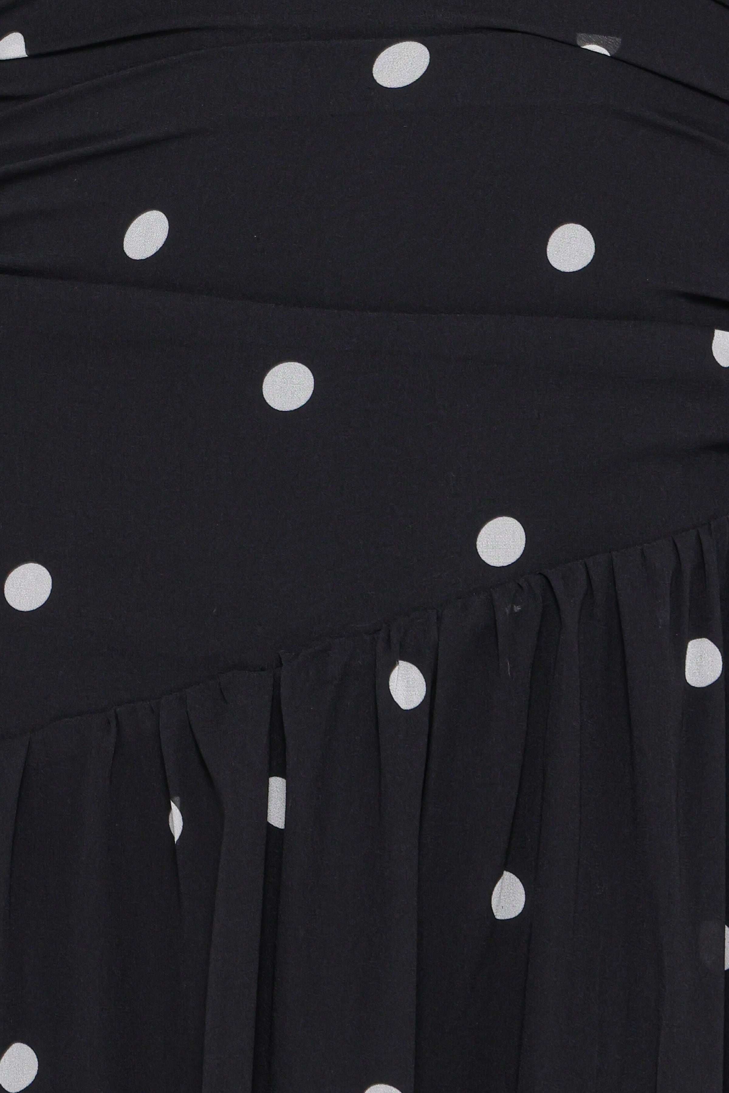 Petal and Pup USA DRESSES Levine Maxi Dress - Black Polka Dot
