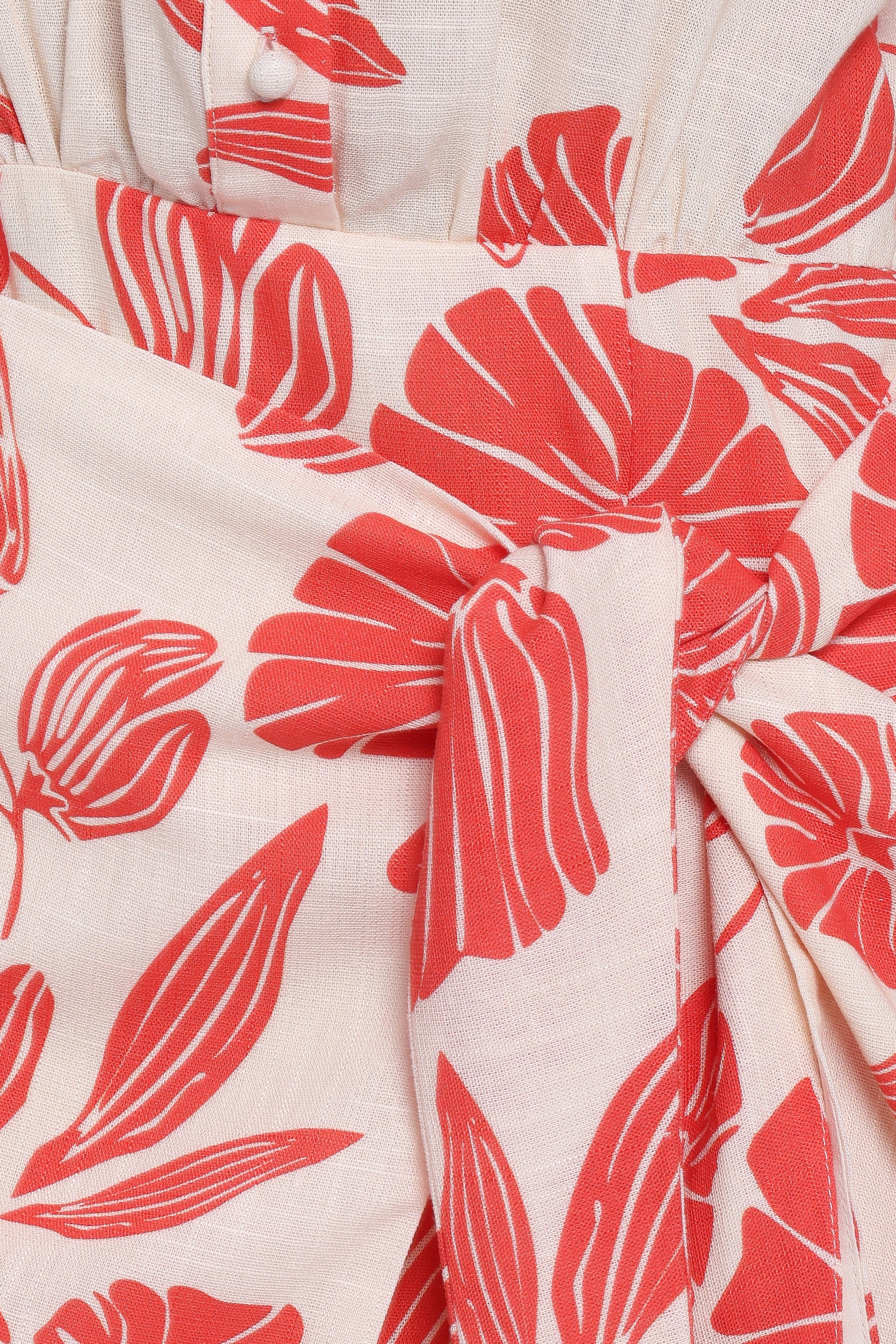 Petal and Pup USA DRESSES Leyton Mini Dress - Red Floral