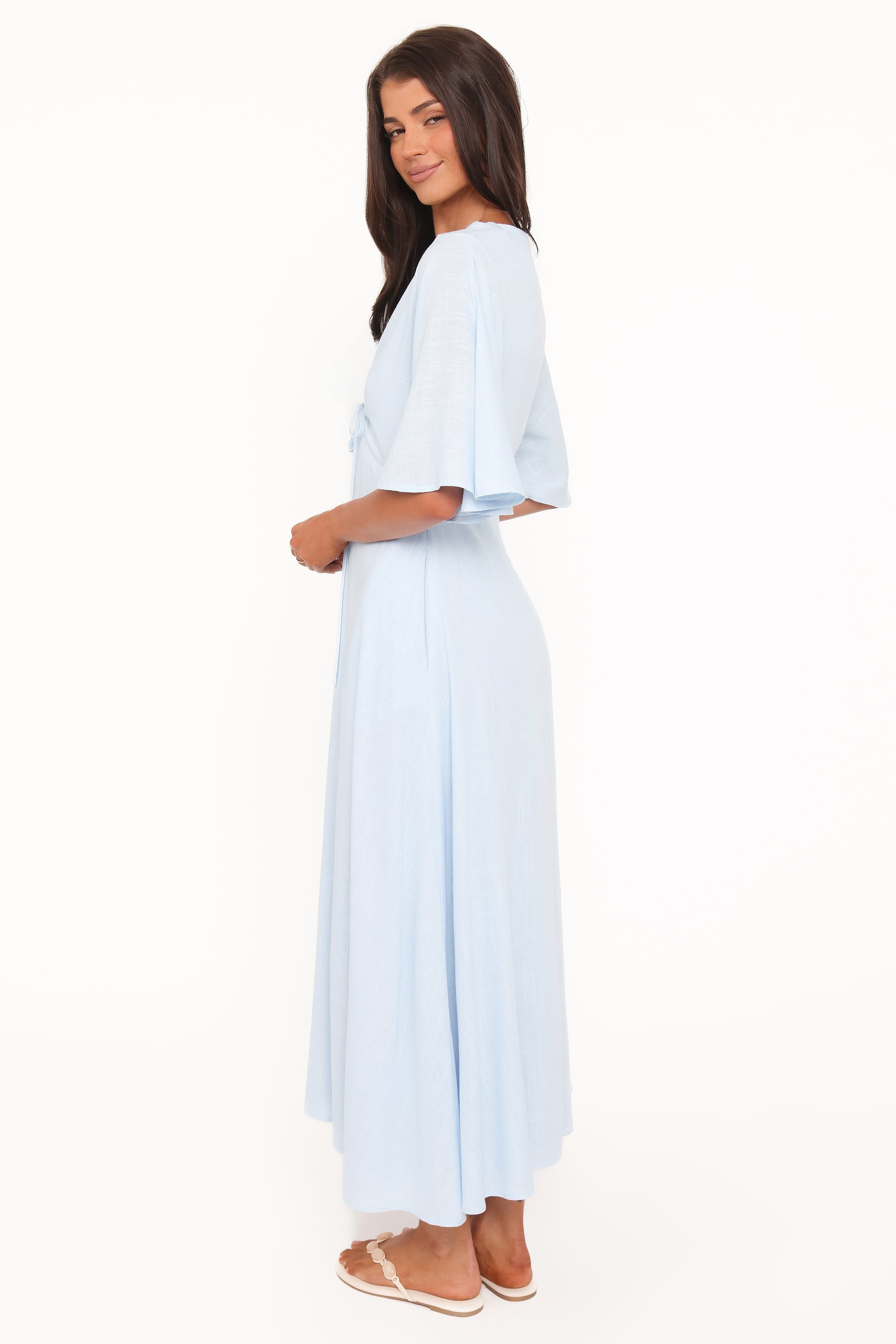 Petal and Pup USA DRESSES Liberty Midi Dress - Light Blue