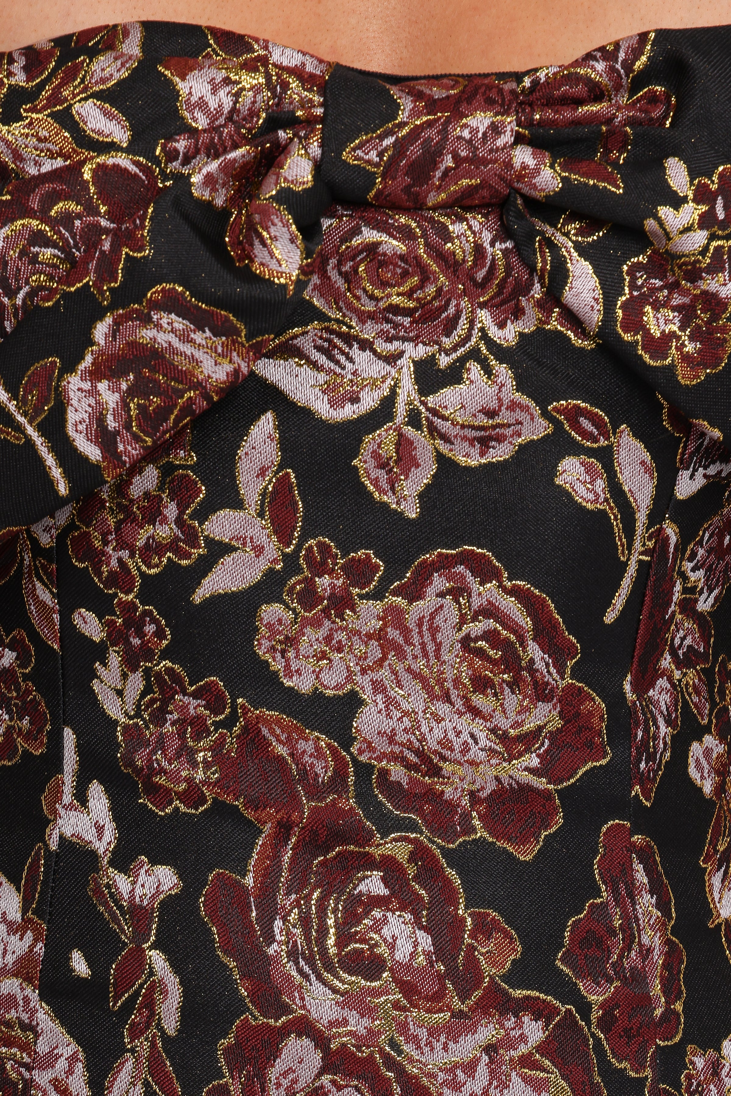 Petal and Pup USA DRESSES Lilia Maxi Dress - Black Floral