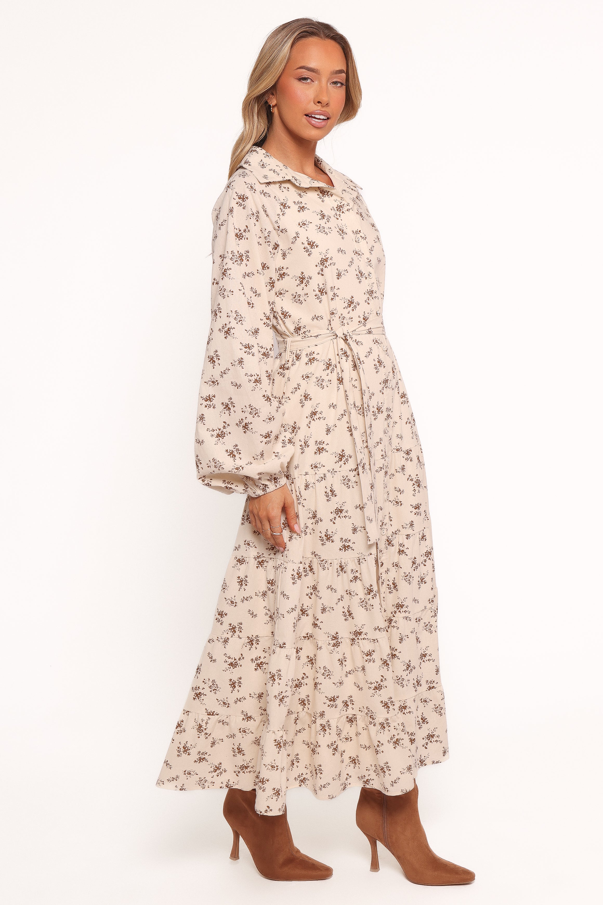Petal and Pup USA DRESSES Lincoln Long Sleeve Maxi Dress - Floral