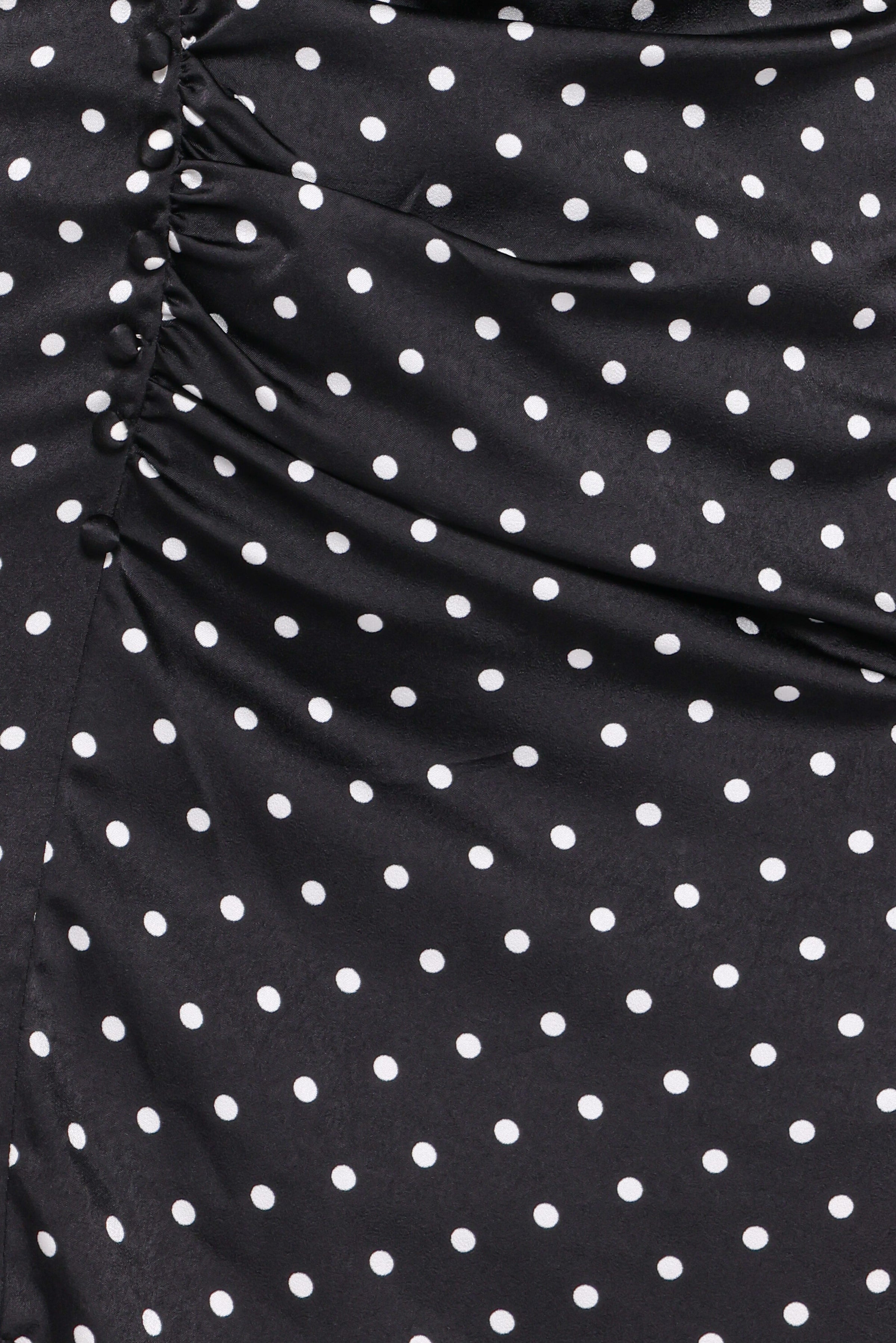 Petal and Pup USA DRESSES Lisbeth Midi Dress - Black Polka Dot