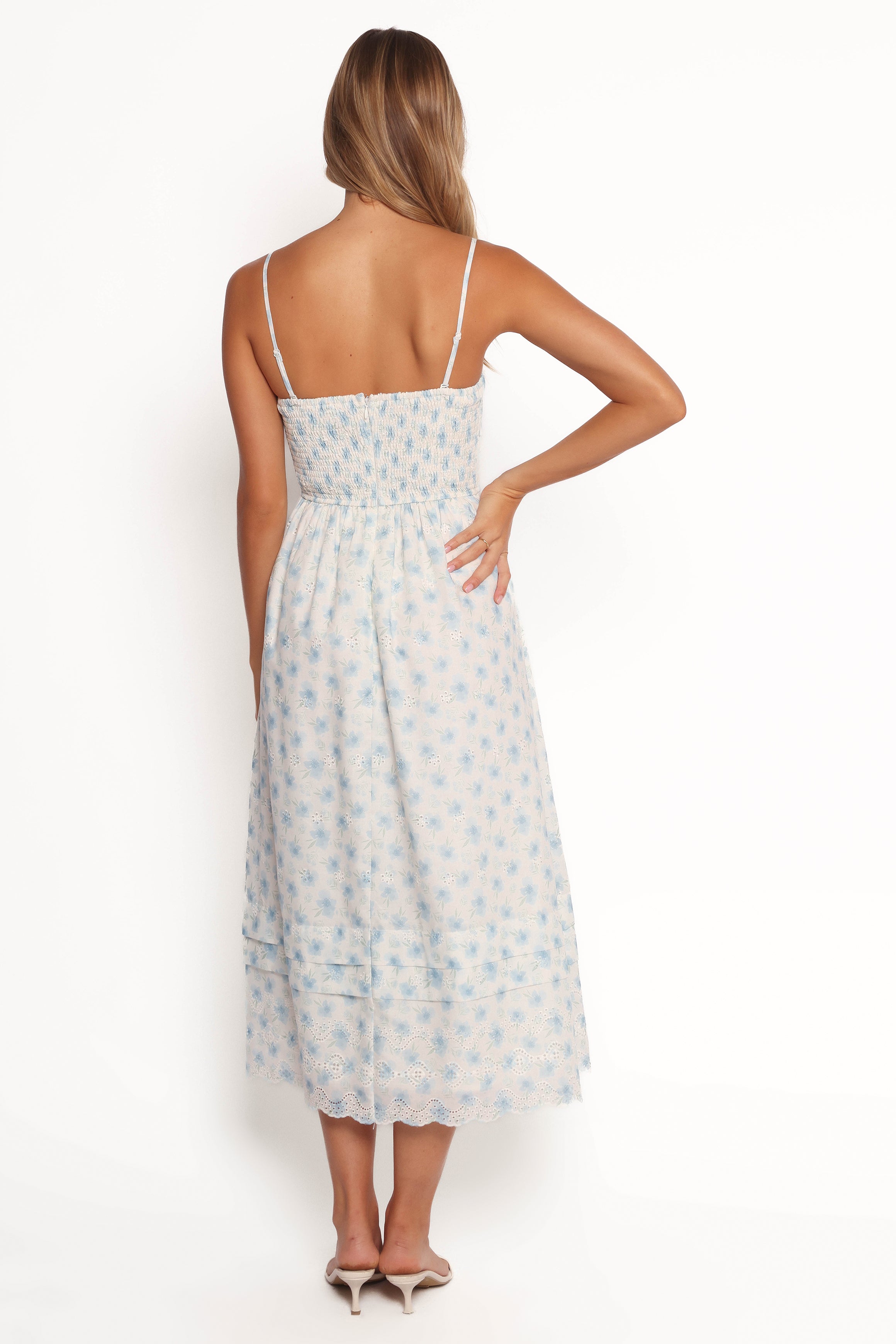 Petal and Pup USA DRESSES Lisette Midi Dress - Blue (Hold for Rack)