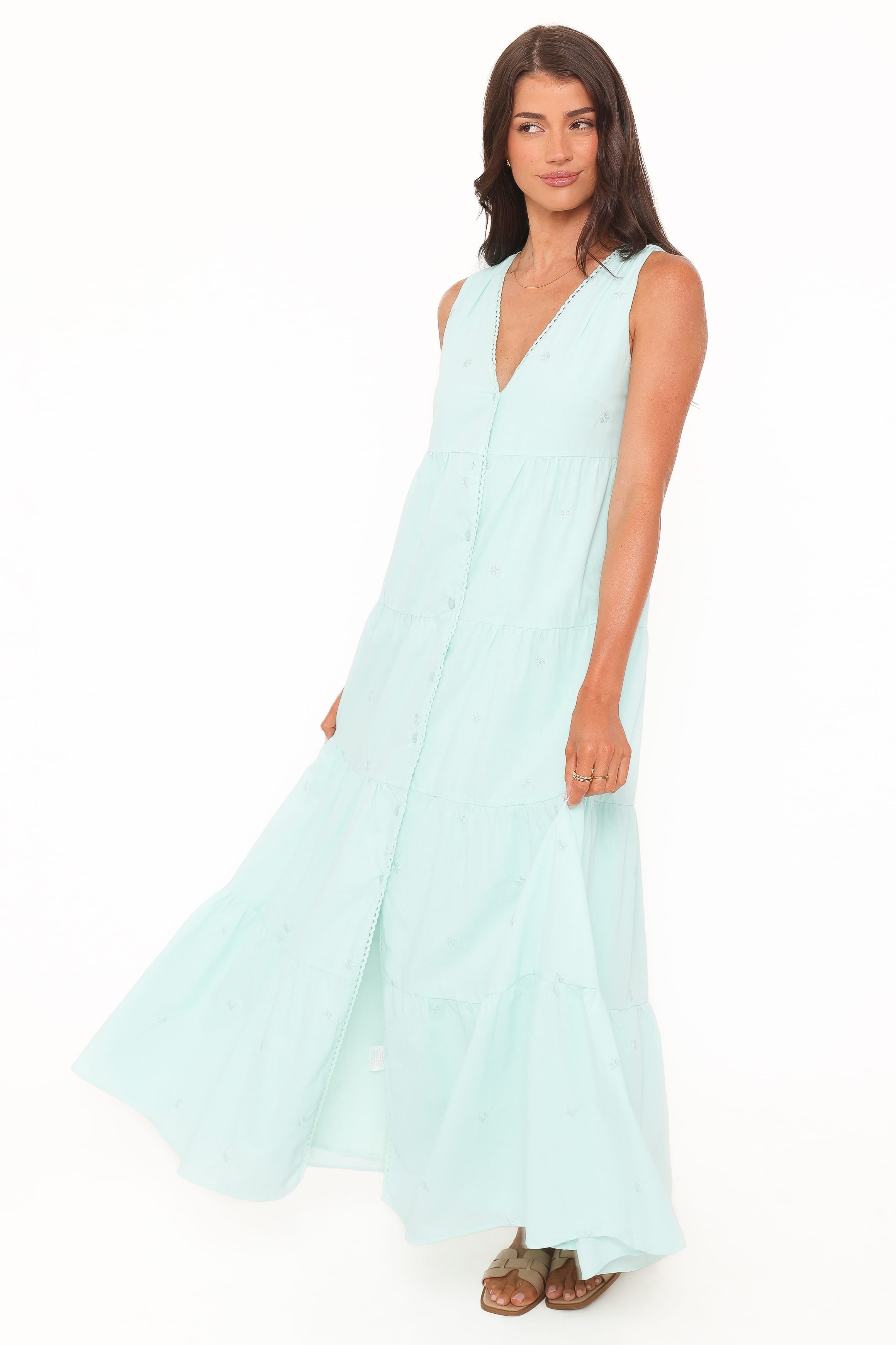 Petal and Pup USA DRESSES Lovisa Maxi Dress - Jade