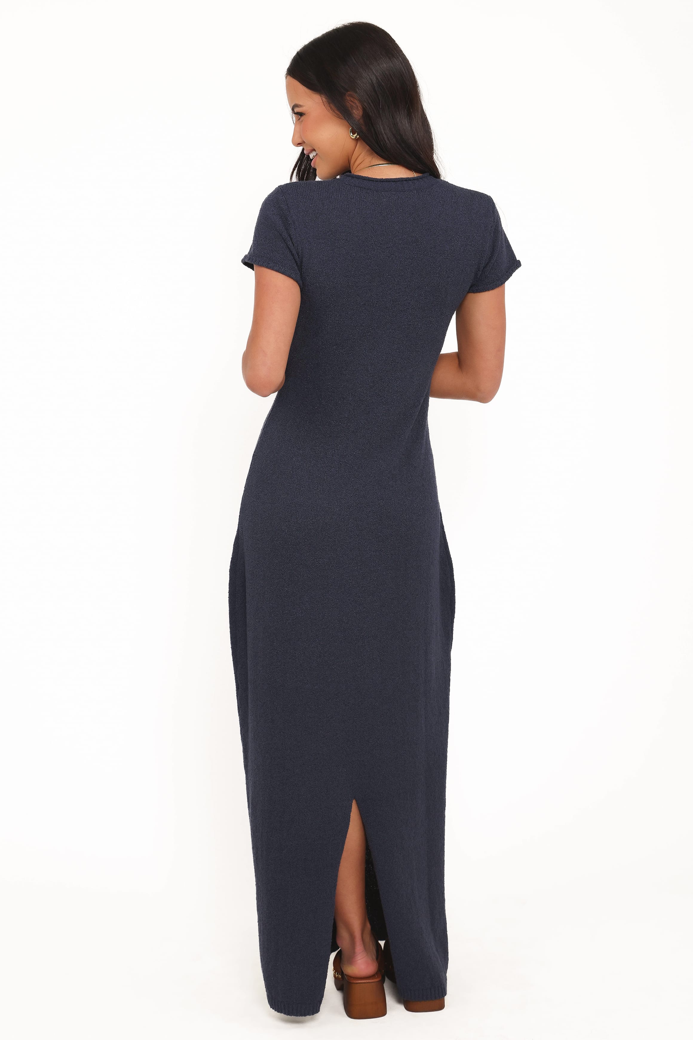 Petal and Pup USA DRESSES Lowell Knit Maxi Dress - Navy