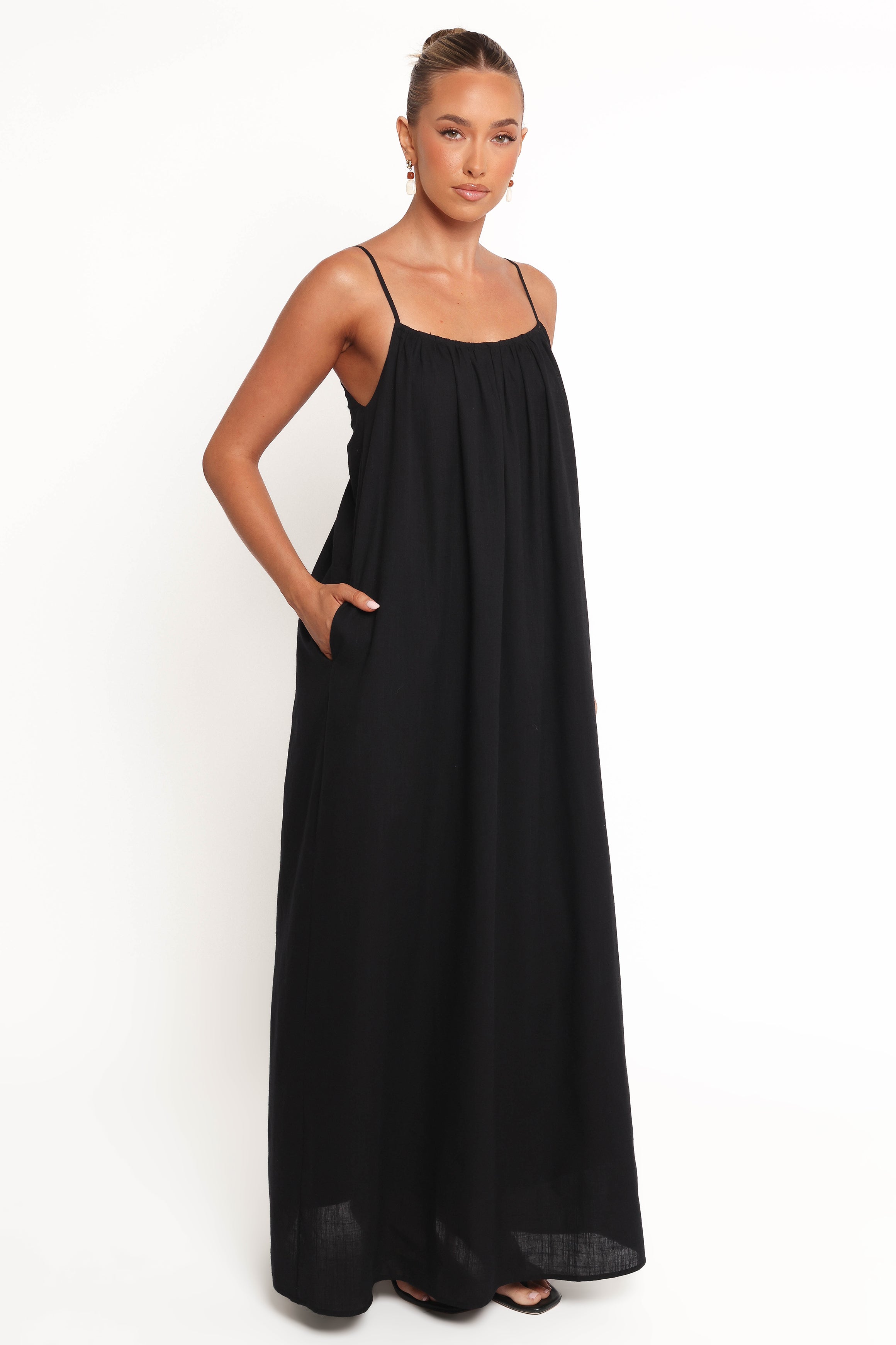 Petal and Pup USA DRESSES Lumina Maxi Dress - Black